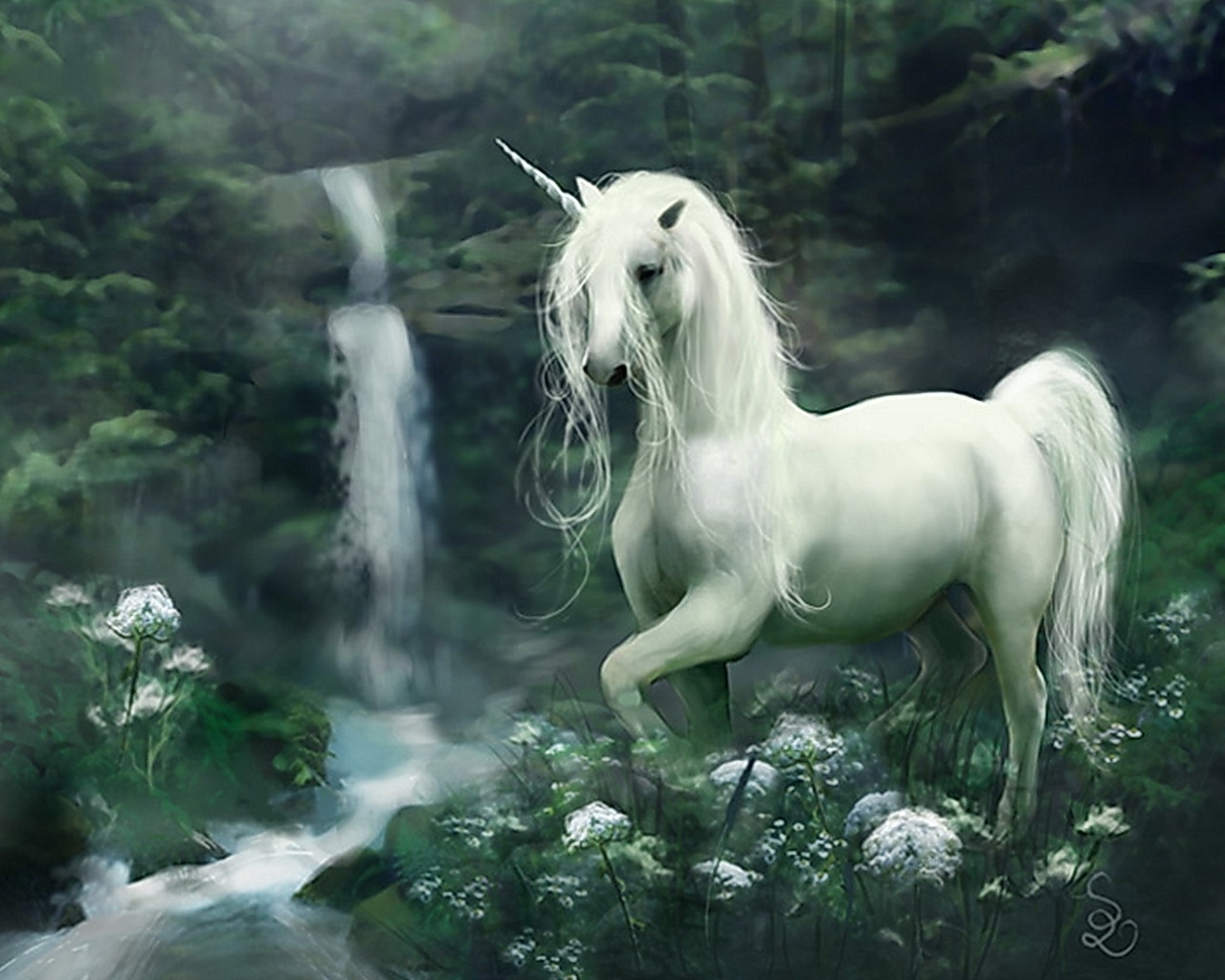 fantasy, unicorn