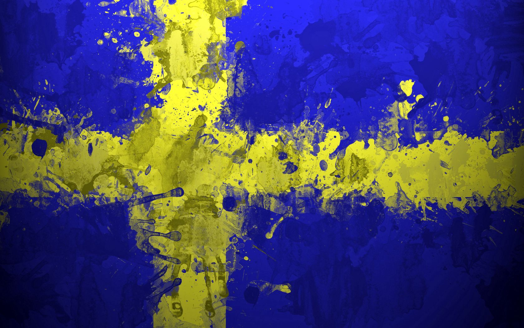 sweden, textures, background, spots Horizontal Wallpapers