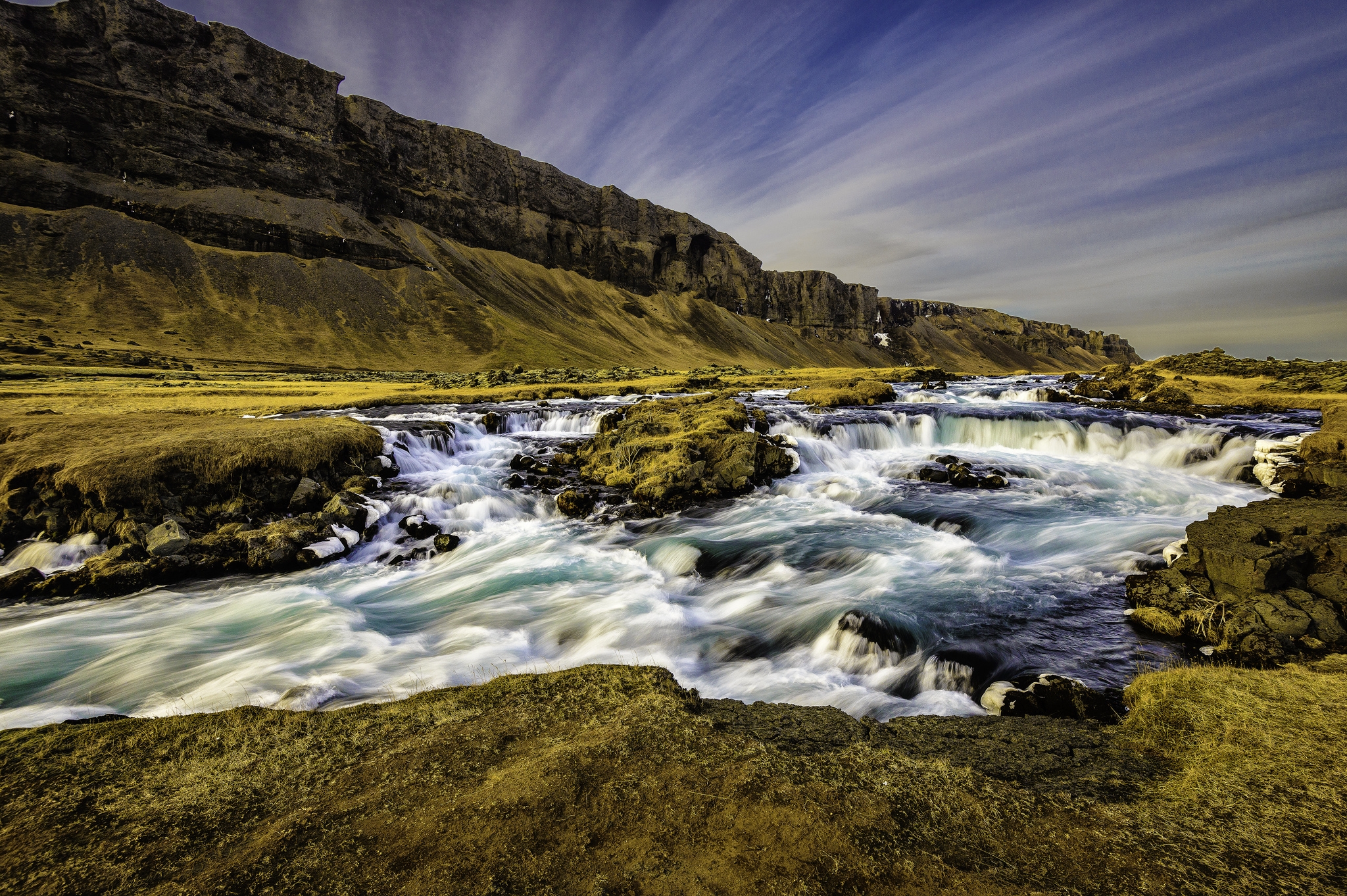 73656 Заставки і шпалери Ісландія на телефон. Завантажити ісландія, природа, річка, гори, скелі, порід, потік картинки безкоштовно