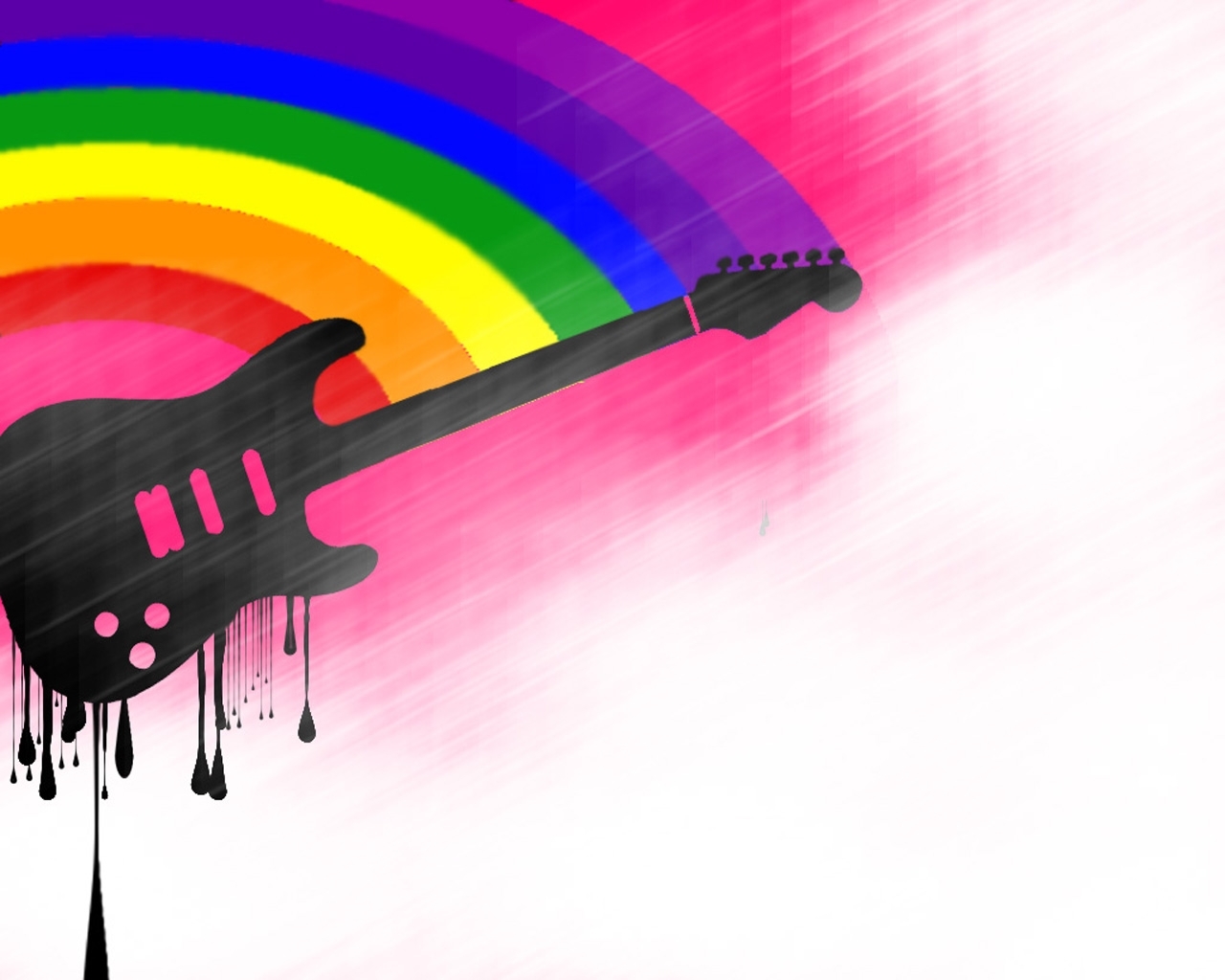 Handy-Wallpaper Gitarren, Bilder, Regenbogen kostenlos herunterladen.