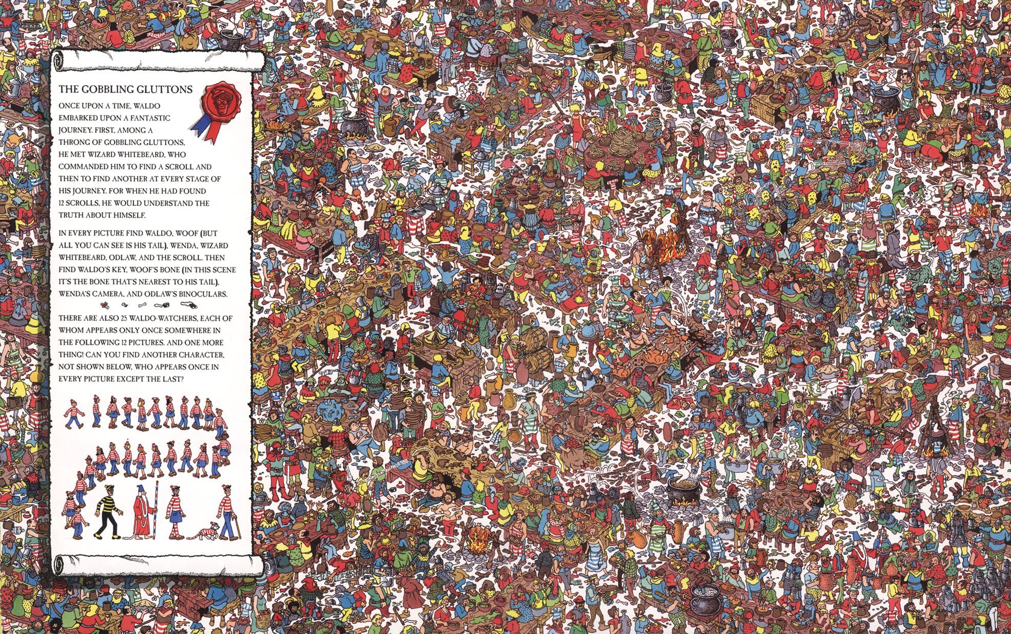 where's waldo?, people, game wallpapers for tablet