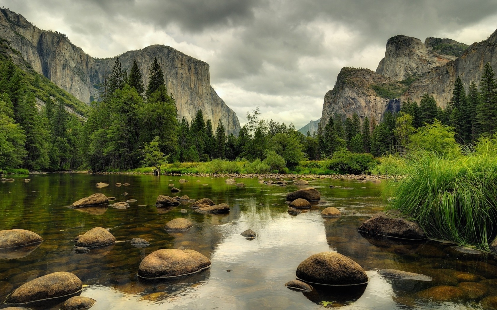 22814 descargar fondo de pantalla paisaje, ríos, árboles, stones, montañas: protectores de pantalla e imágenes gratis