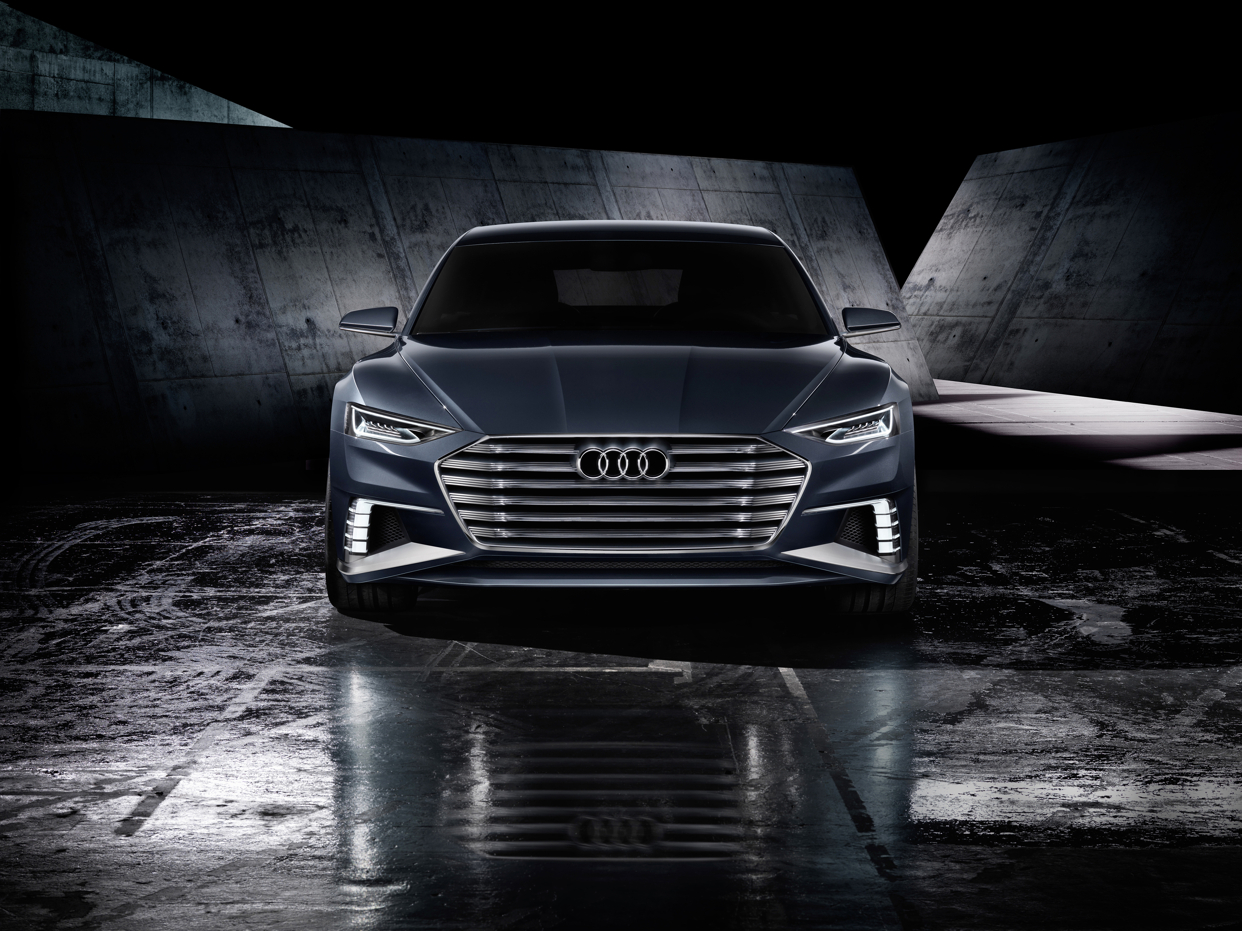 158155 download wallpaper audi, cars, front view, concept, 2015, avant, prologue screensavers and pictures for free
