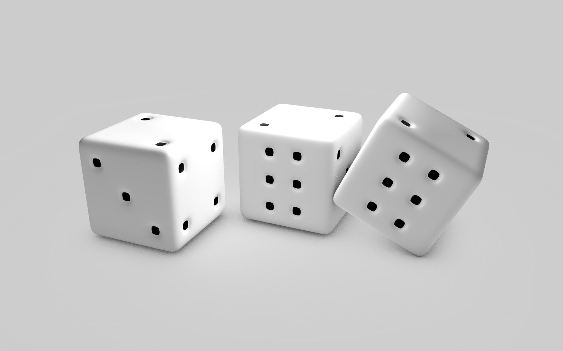 3d, point, game, black, white, points, dice, cubes, bones HD wallpaper