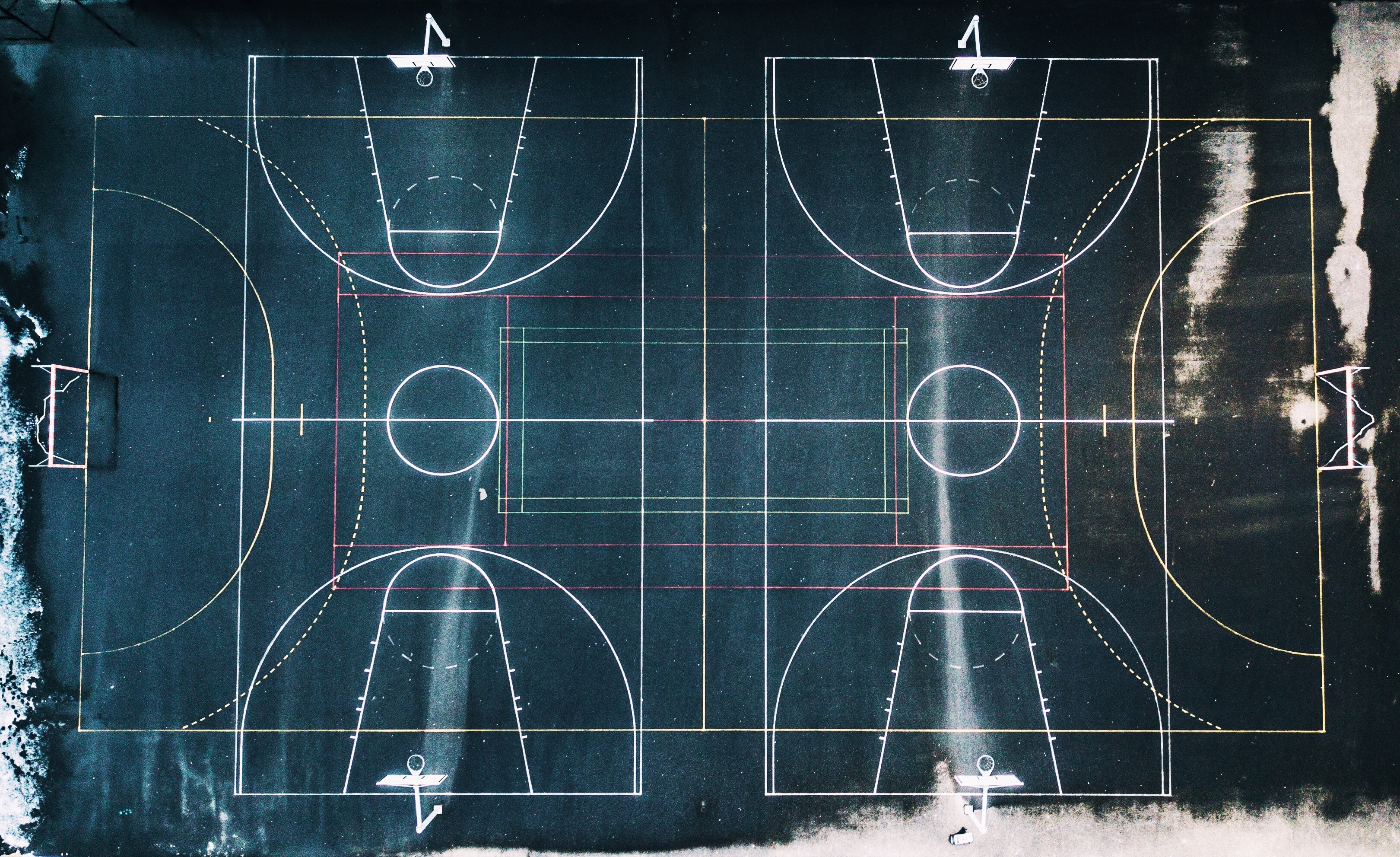 Laden Sie Basketball Court HD-Desktop-Hintergründe herunter