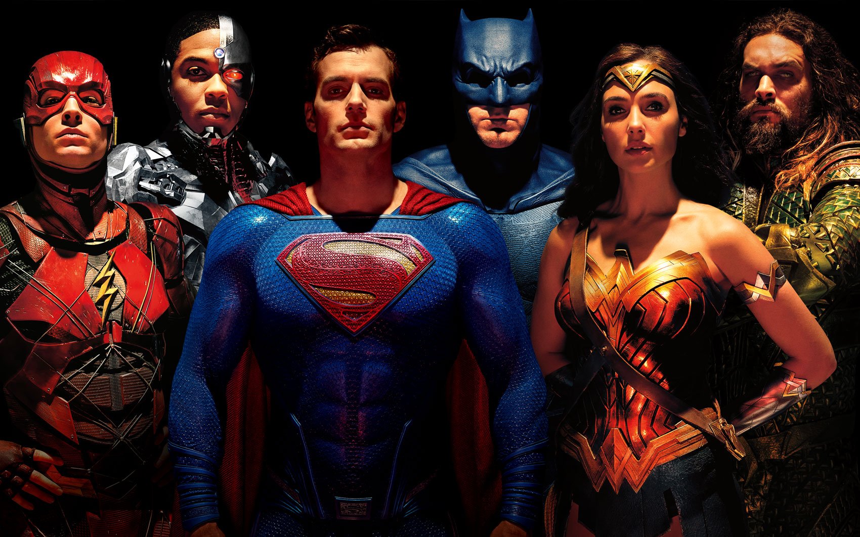 movie, justice league, batman, cyborg (dc comics), dc comics, flash, gal gadot, henry cavill, justice league (2017), superman, wonder woman