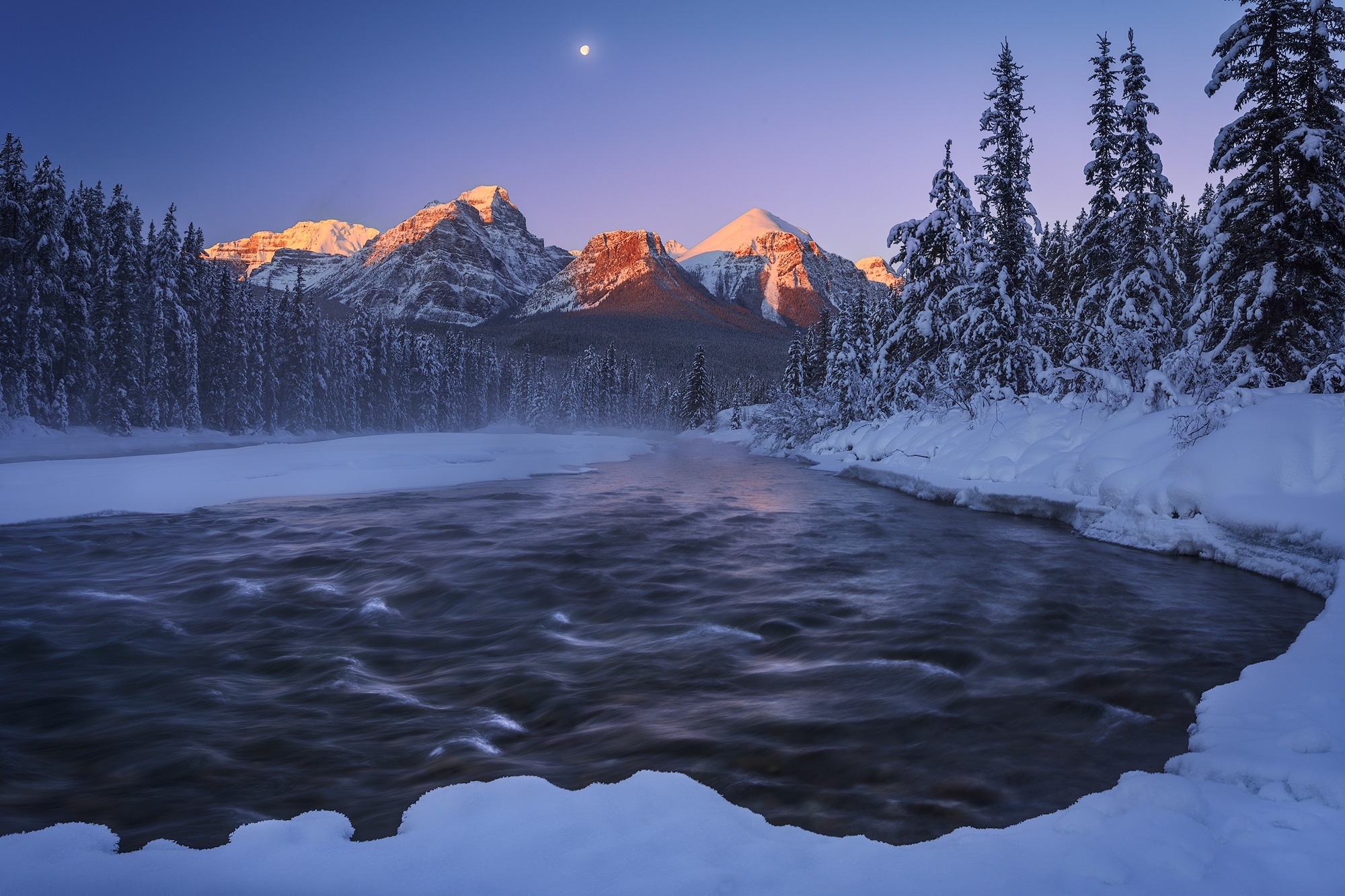 Canadian Rockies зима