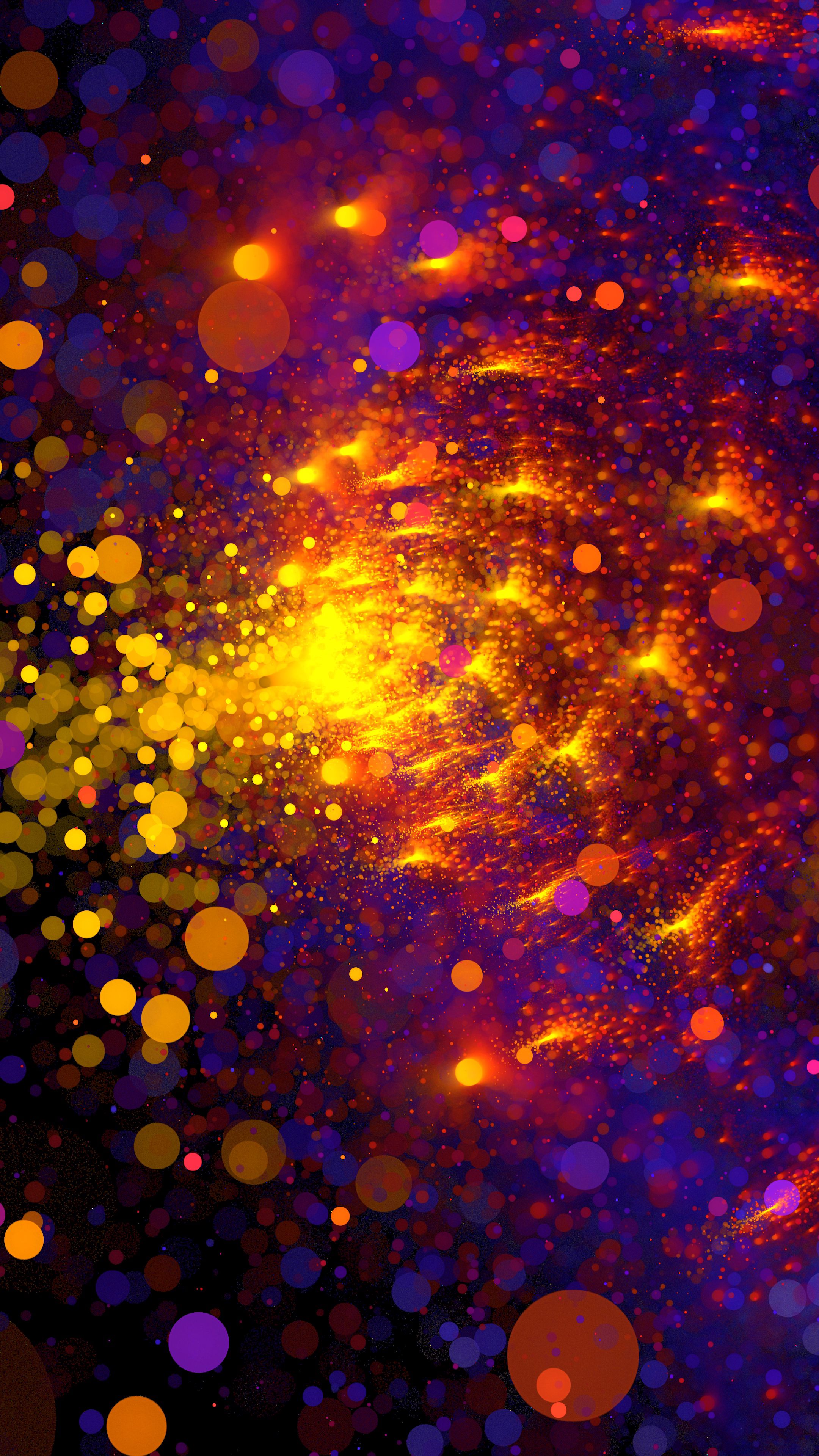 brilliance, circles, shine, fractal Immersion HD Android Wallpapers