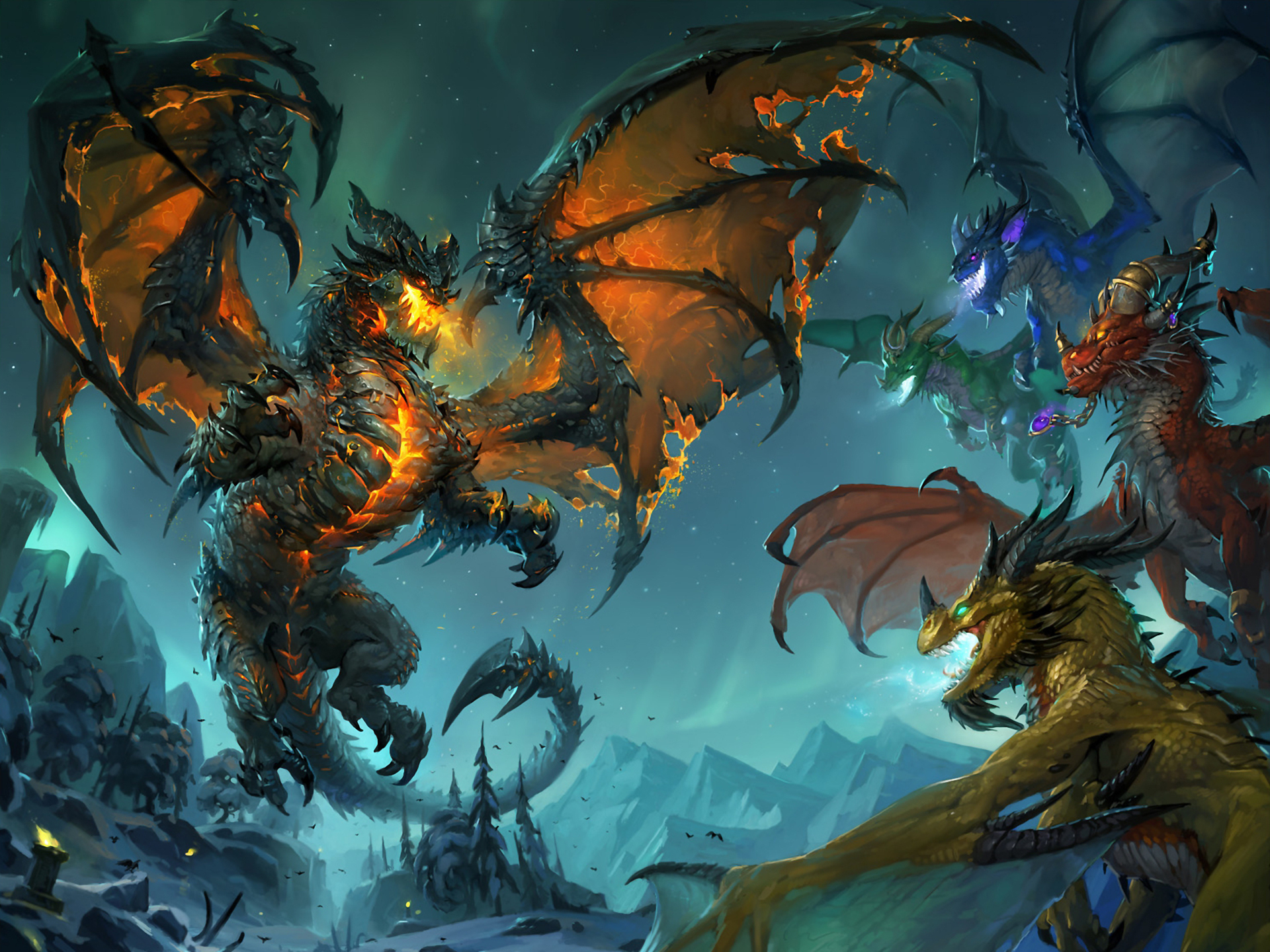 Laden Sie das Fantasie, Dragons-Bild kostenlos auf Ihren PC-Desktop herunter