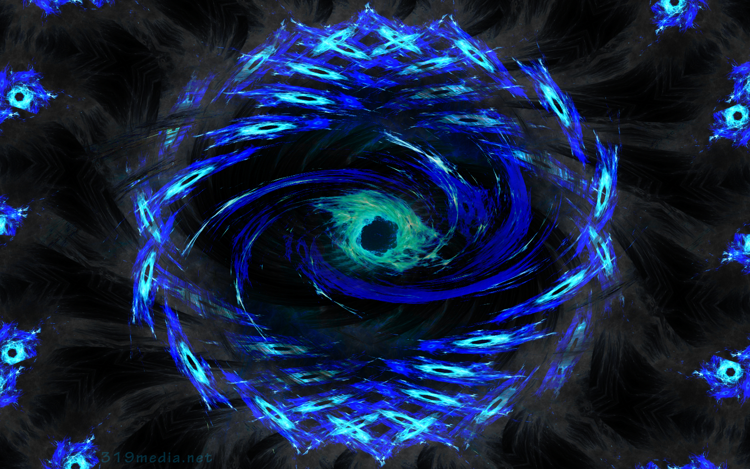 abstract, spiral, eye Full HD