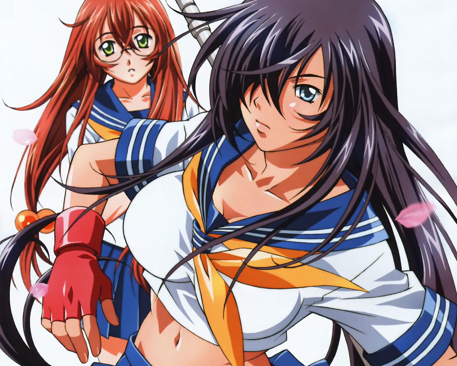 Школа воинов. Школьные войны Ikki Tousen. Ikki Tousen аниме. Ikkitousen поцелуй. Ikkitousen Коха.