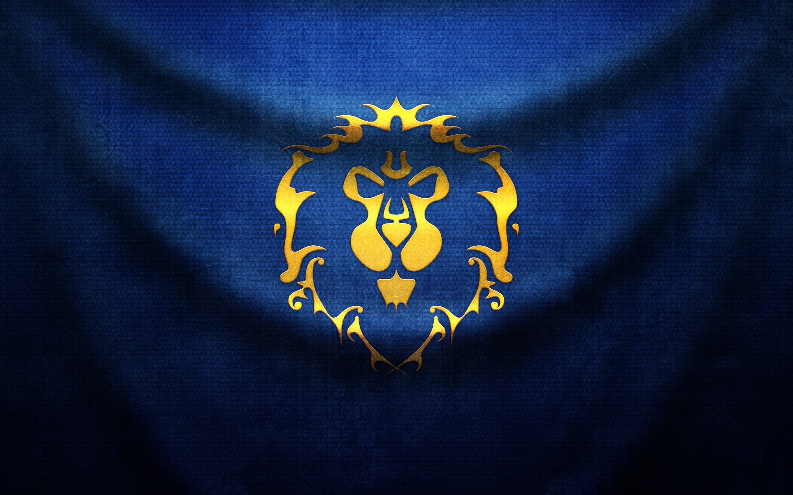 18381 download wallpaper games, background, world of warcraft, wow, coats of arms, blue screensavers and pictures for free