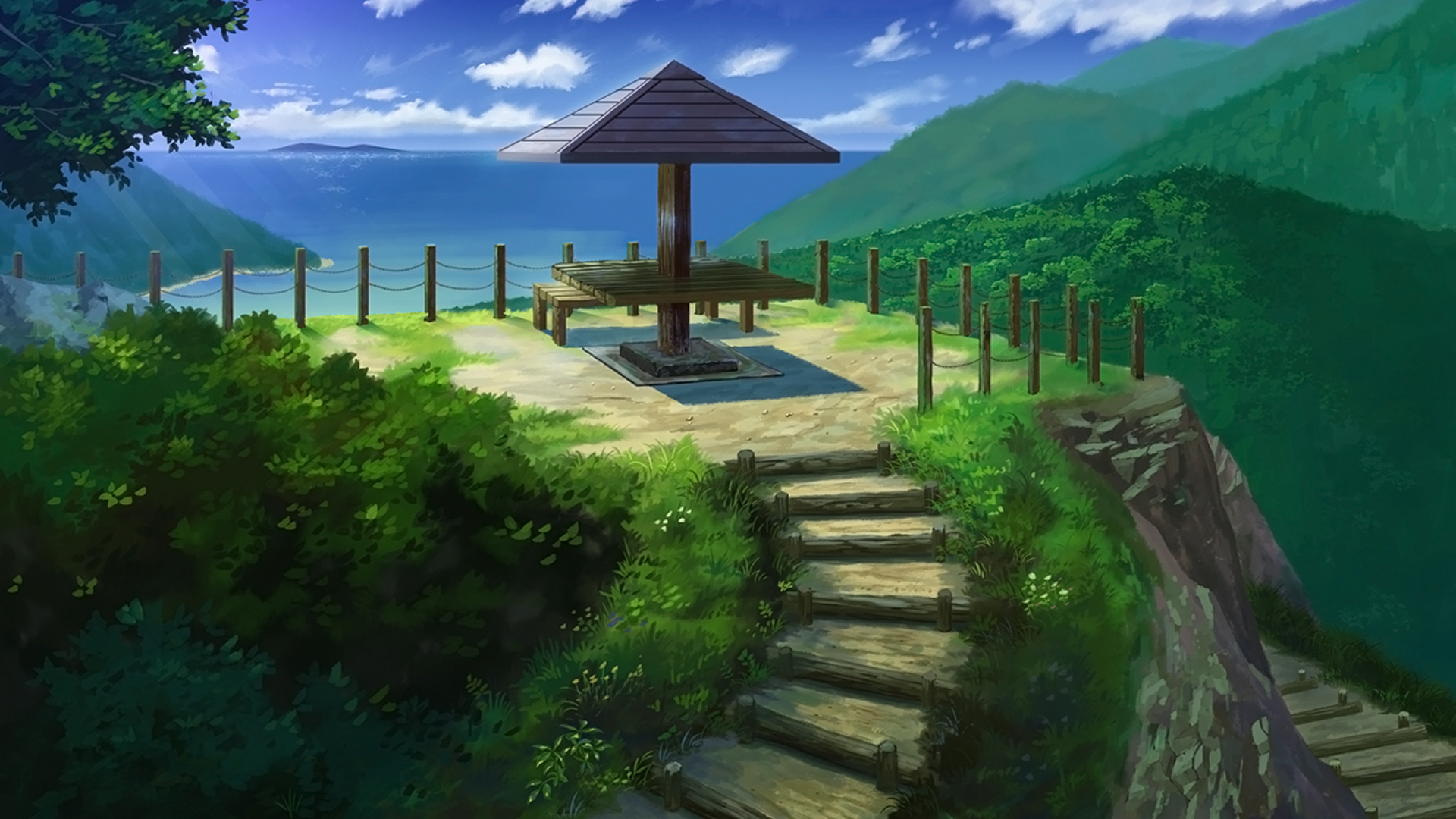 steps, original, anime HD wallpaper