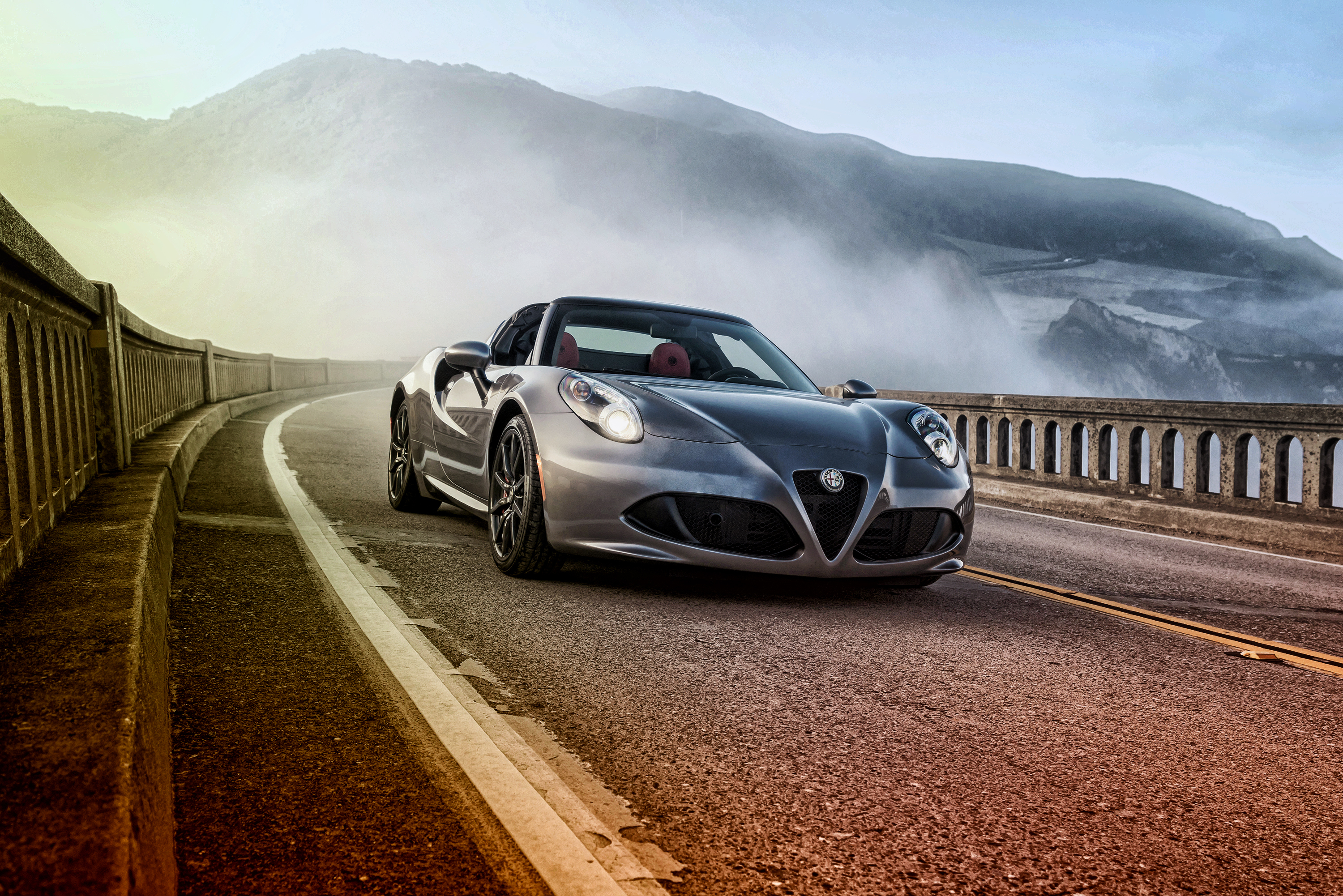 149227 Bildschirmschoner und Hintergrundbilder Alfa Romeo auf Ihrem Telefon. Laden Sie seitenansicht, cars, spinne, 4c Bilder kostenlos herunter