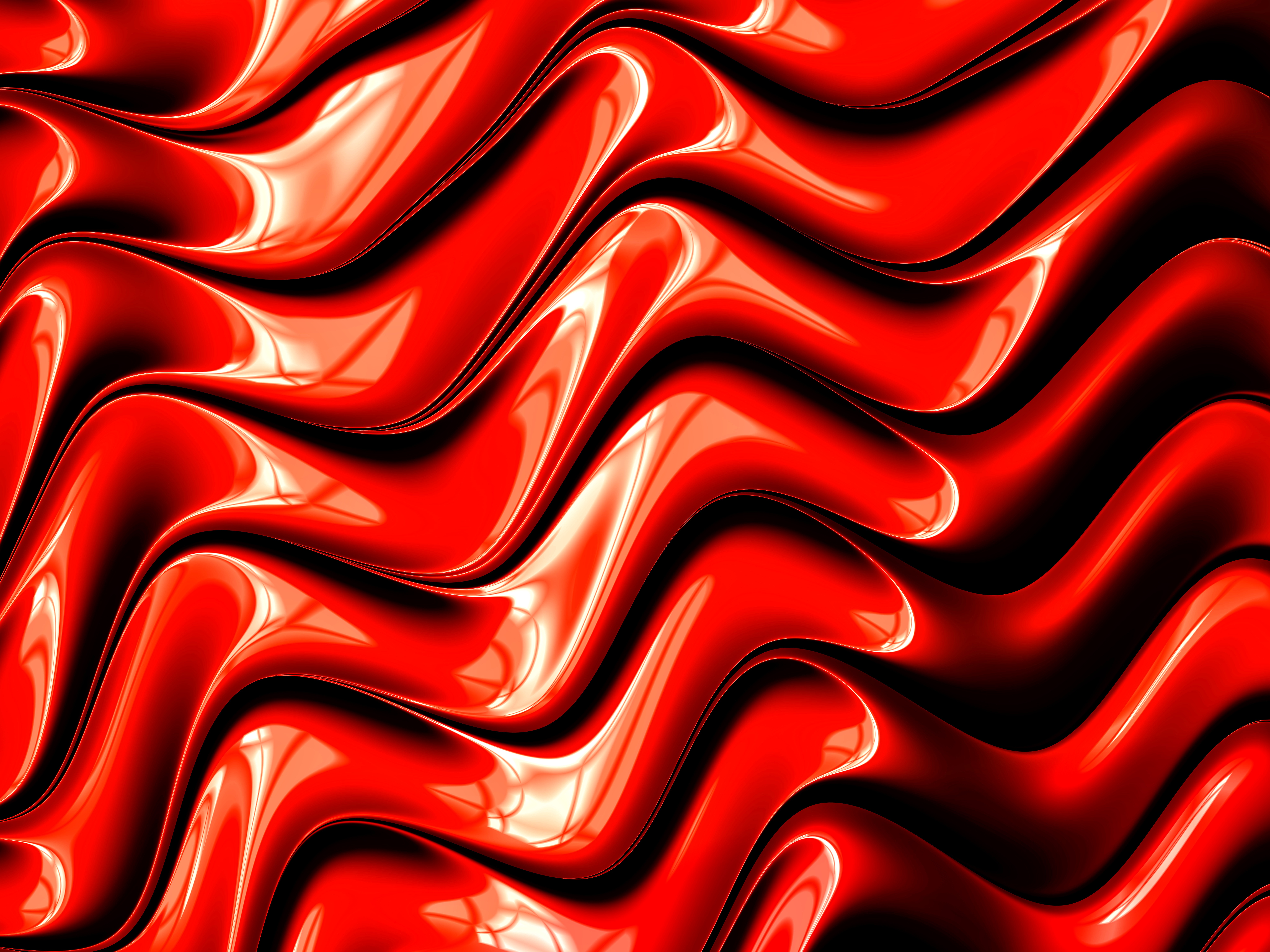 fractal, 3d, surface, red Graphics Tablet Wallpapers
