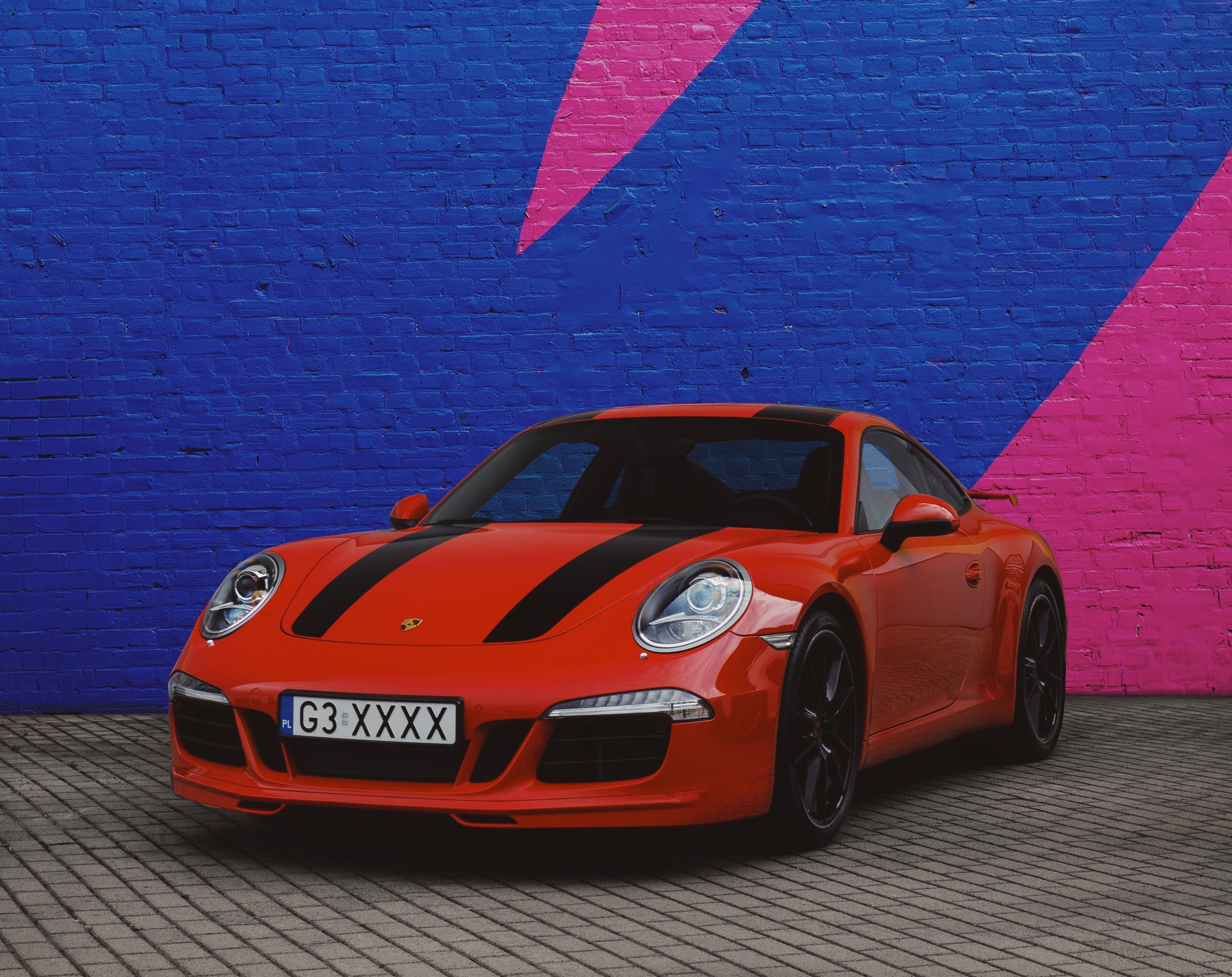 porsche, sports, sports car, red Panoramic Wallpapers