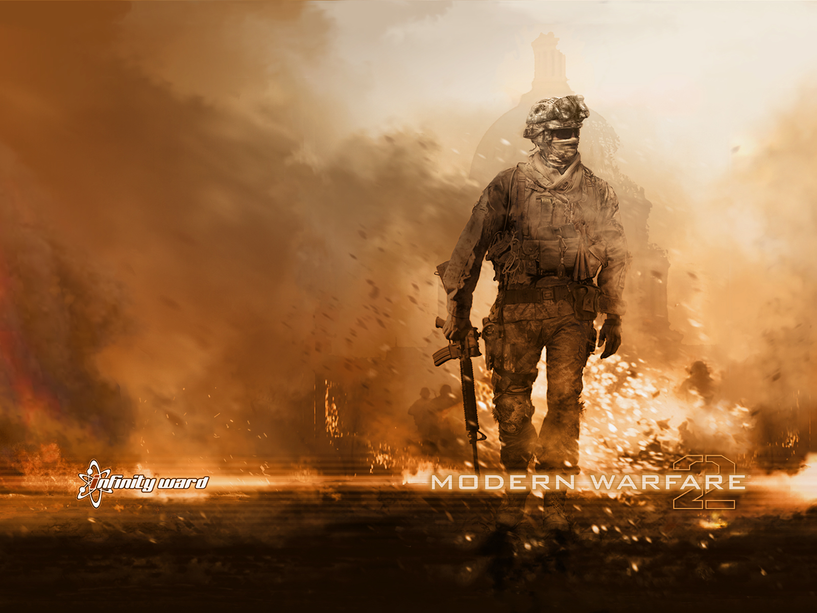 Laden Sie das Spiele, Modern Warfare 2-Bild kostenlos auf Ihren PC-Desktop herunter
