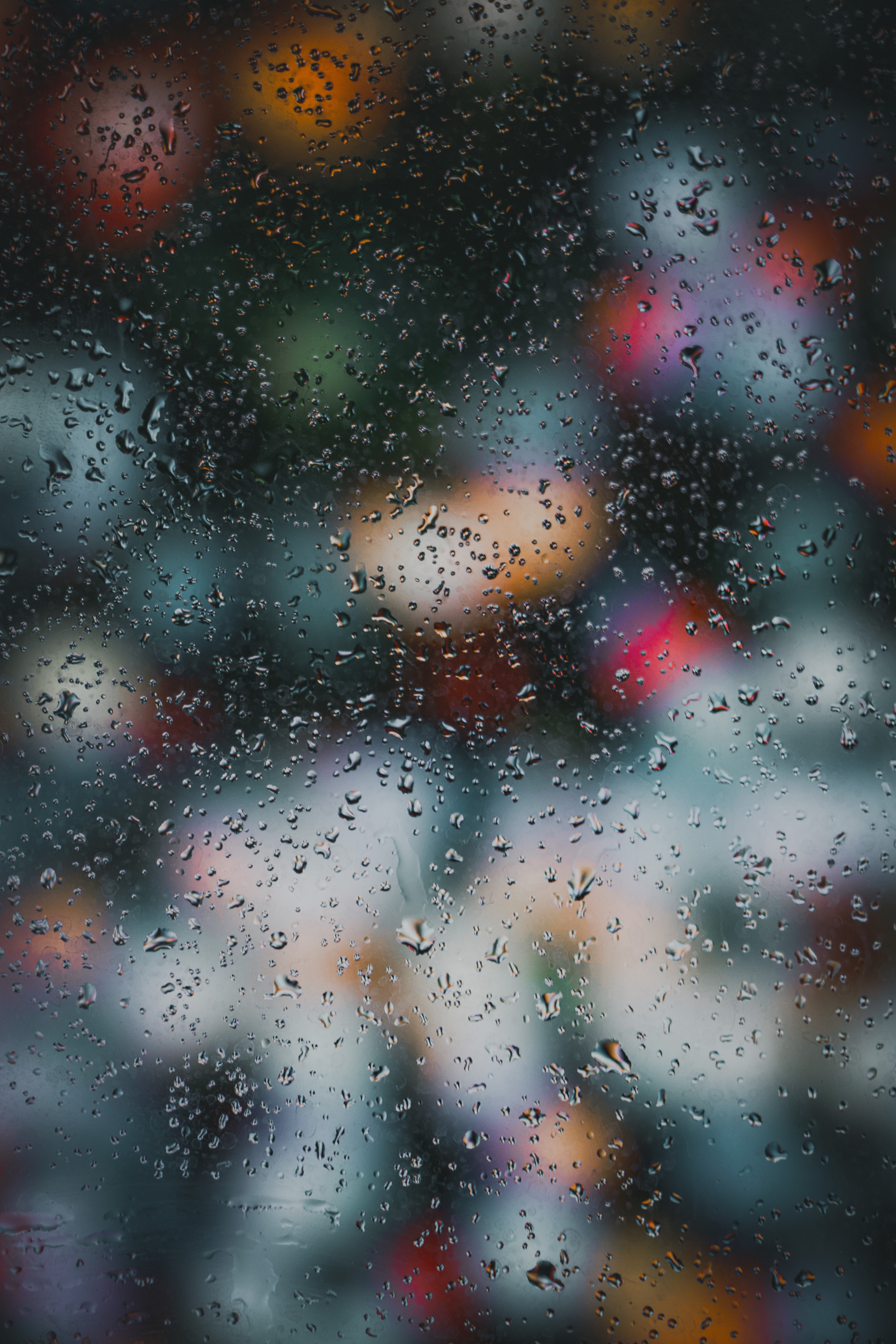 iPhone Wallpapers drops, shine, stains, glass Rain