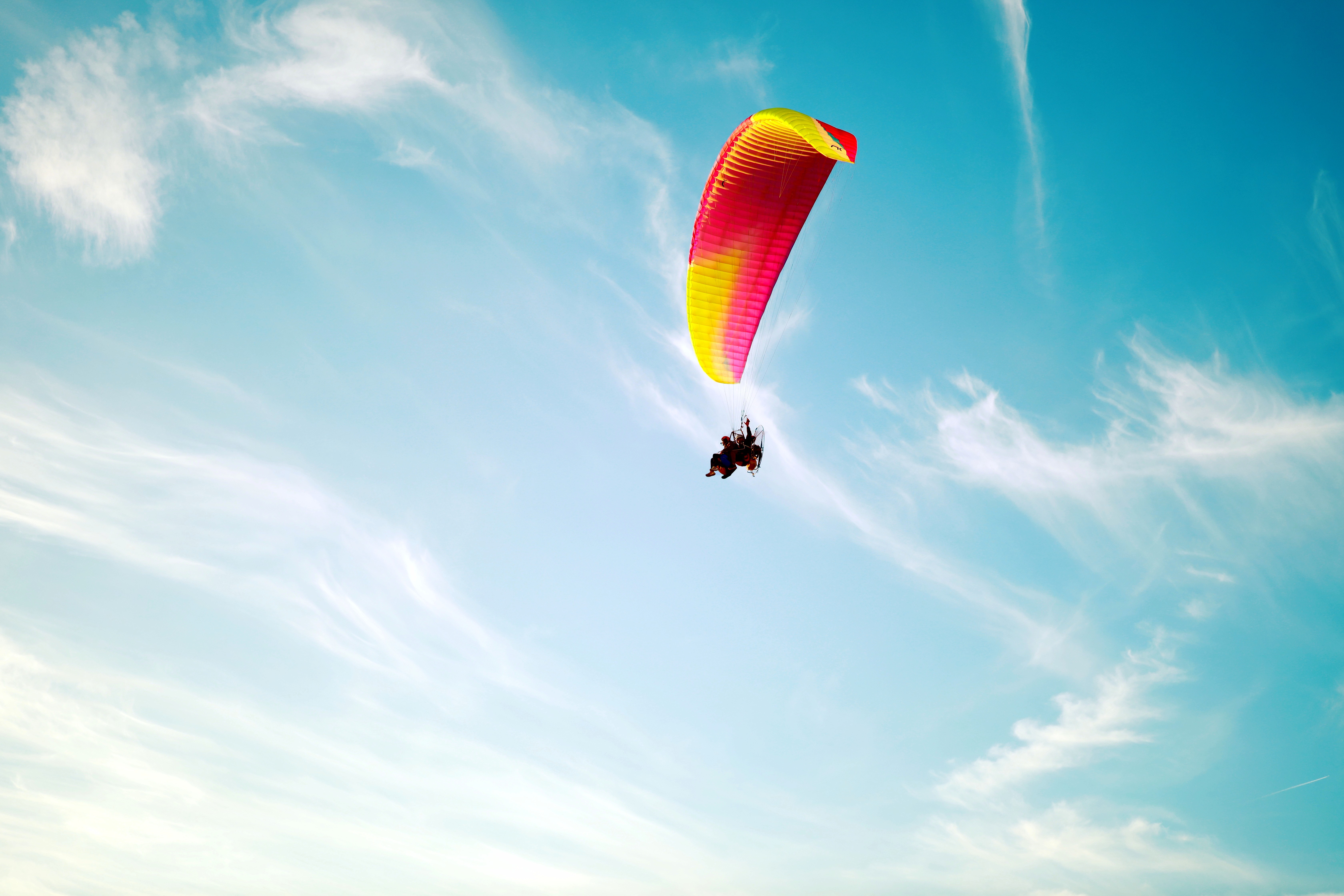 137160 Hintergrundbild herunterladen sport, sky, flug, höhe, extrem, extreme, fallschirm - Bildschirmschoner und Bilder kostenlos