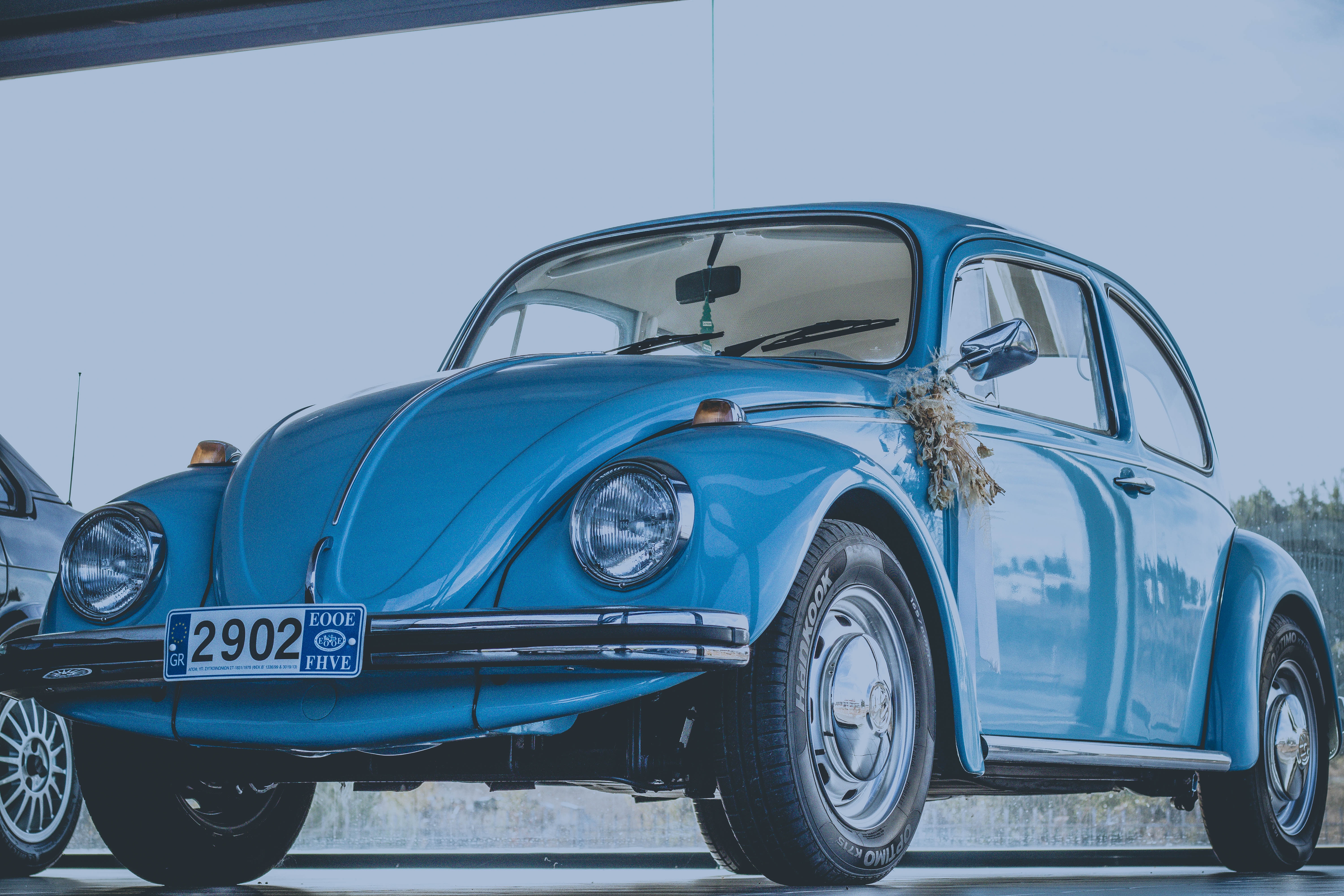58590 Hintergrundbild herunterladen auto, cars, blau, seitenansicht, retro - Bildschirmschoner und Bilder kostenlos