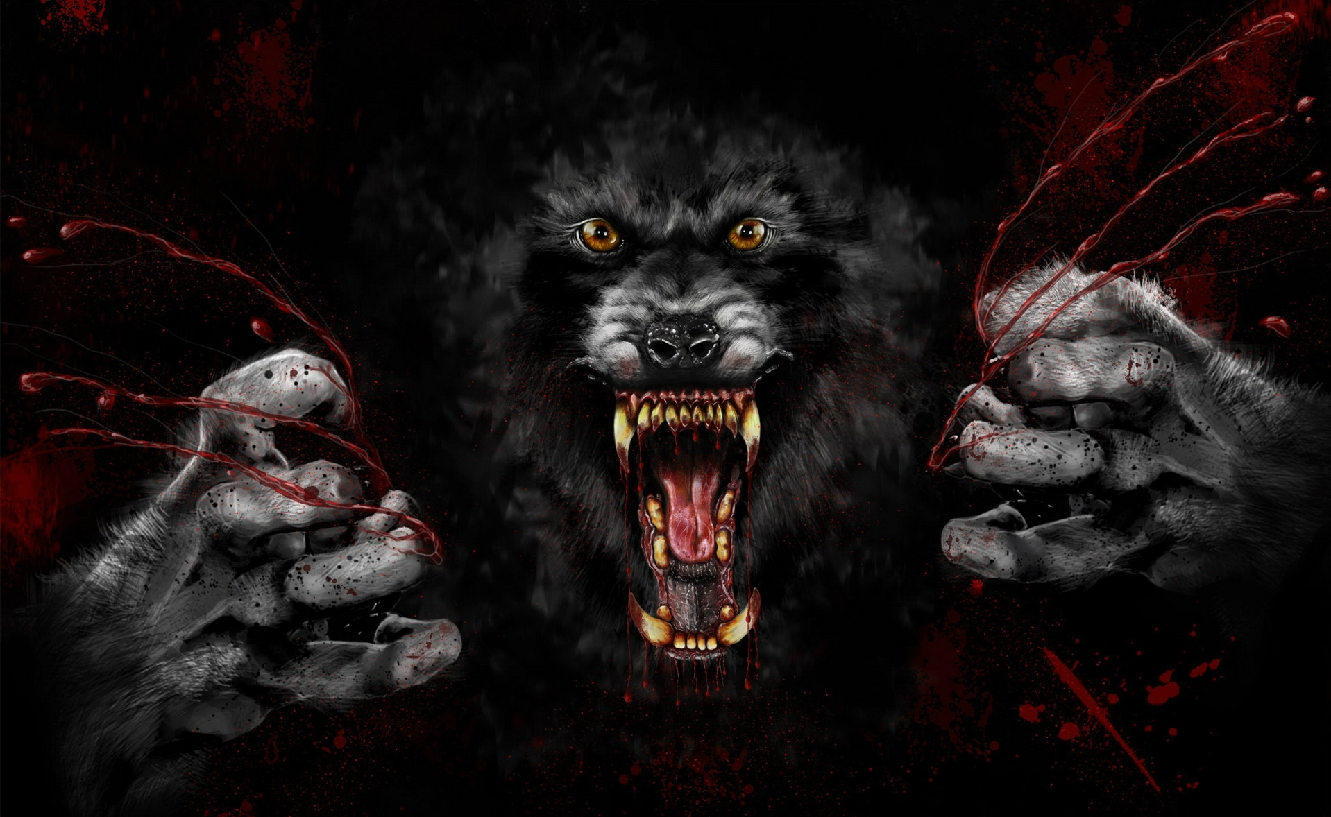 werewolf, dark cell phone wallpapers