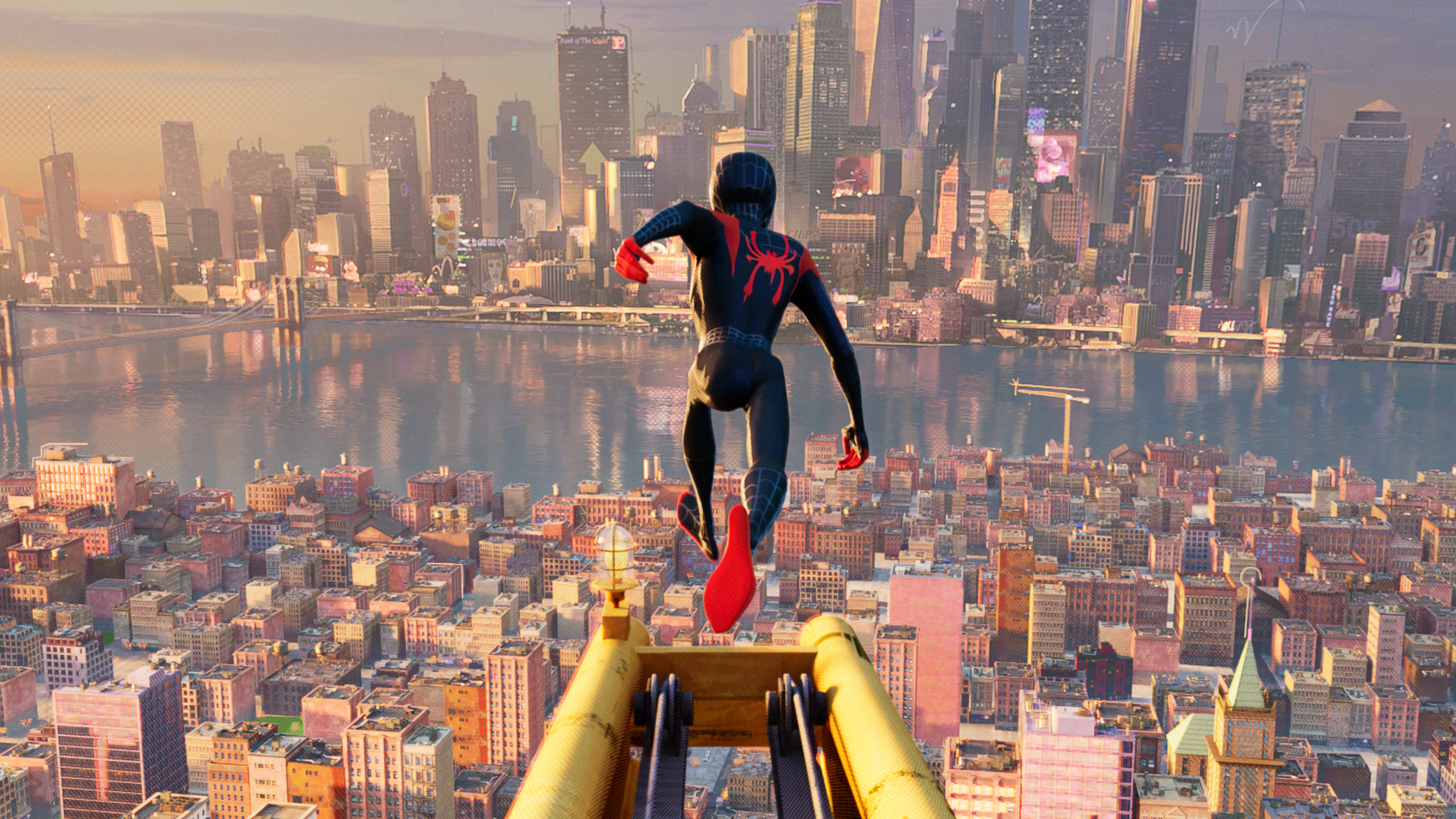 movie, spider man: into the spider verse, miles morales, new york, spider man, superhero