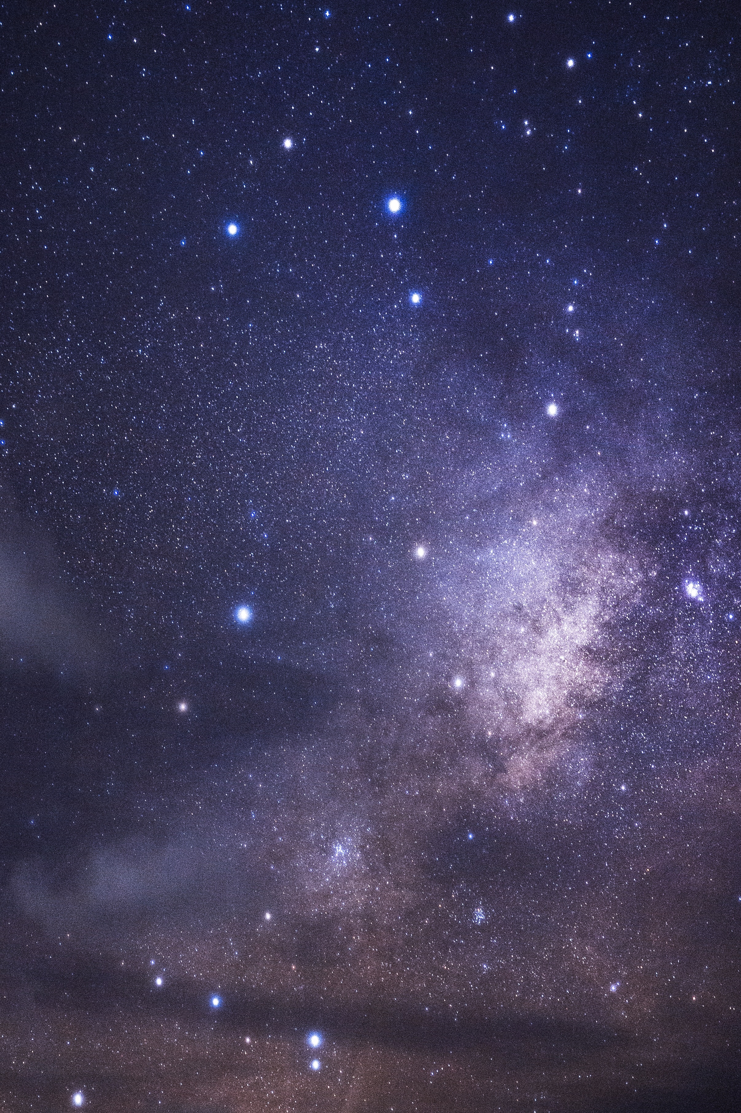 Milky Way starry sky, universe, stars, astronomy Lock Screen