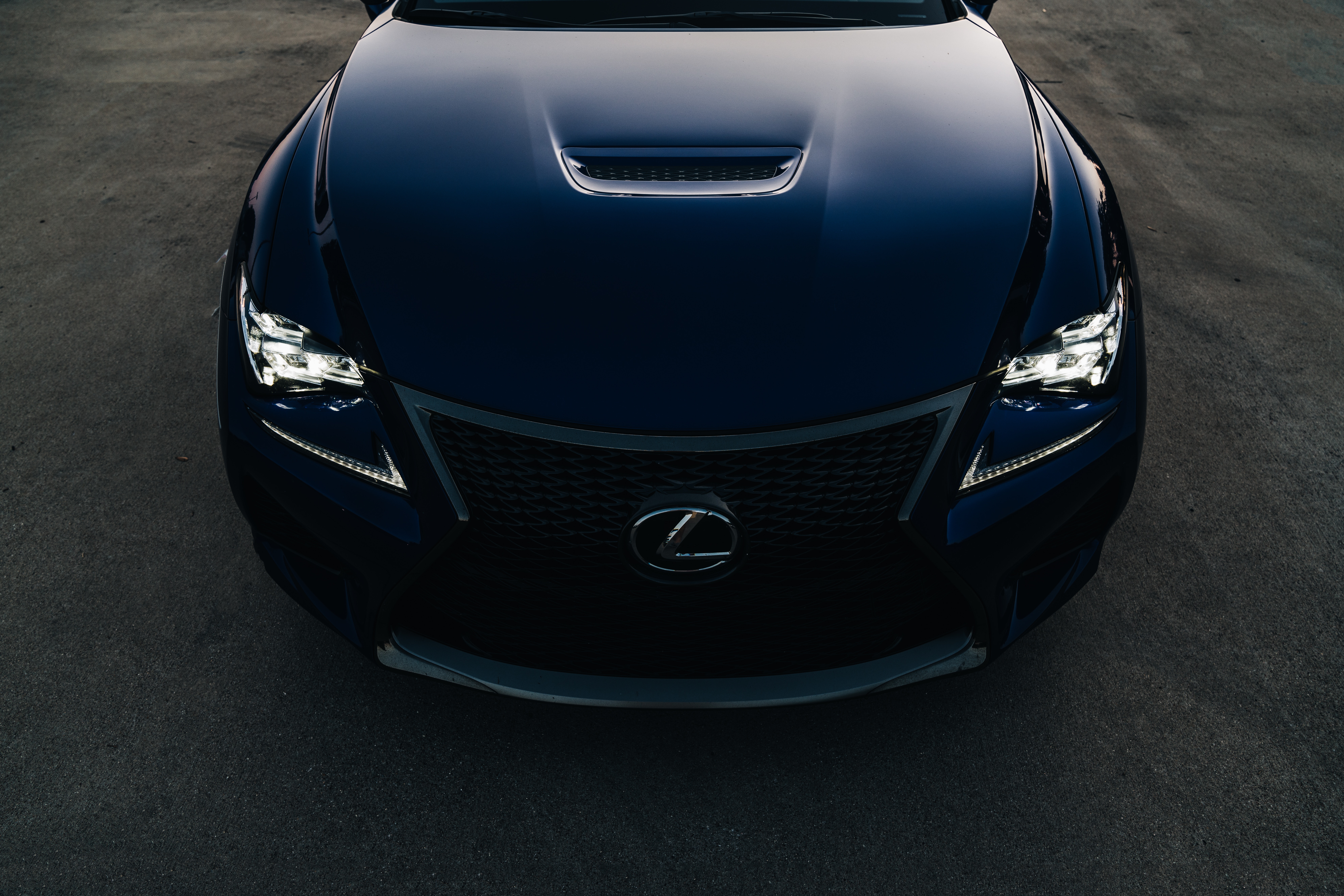 92461 Screensavers and Wallpapers Hood for phone. Download lexus, cars, front view, headlight, hood, lexus rc f pictures for free