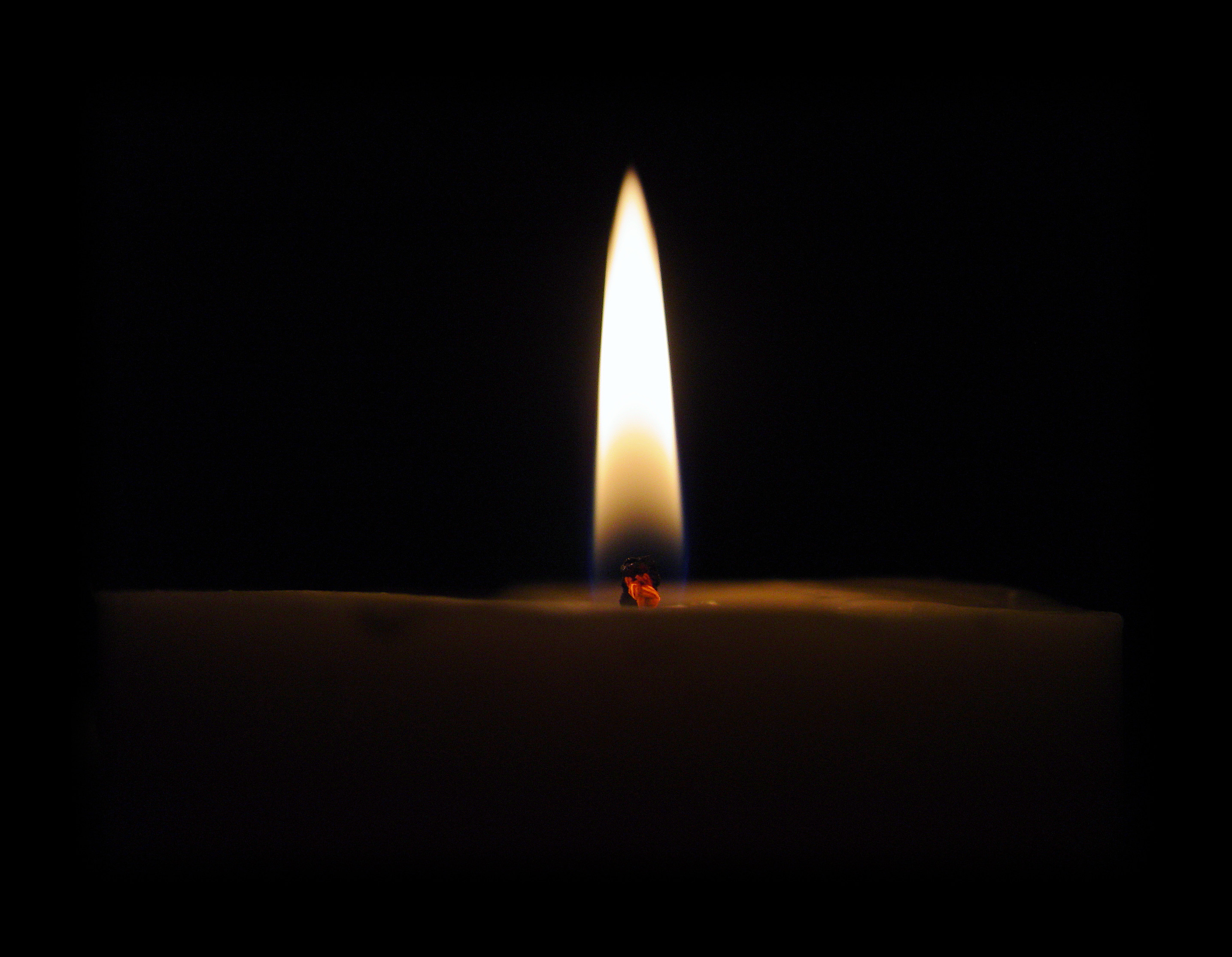 candle, dark, flame HD Mobile