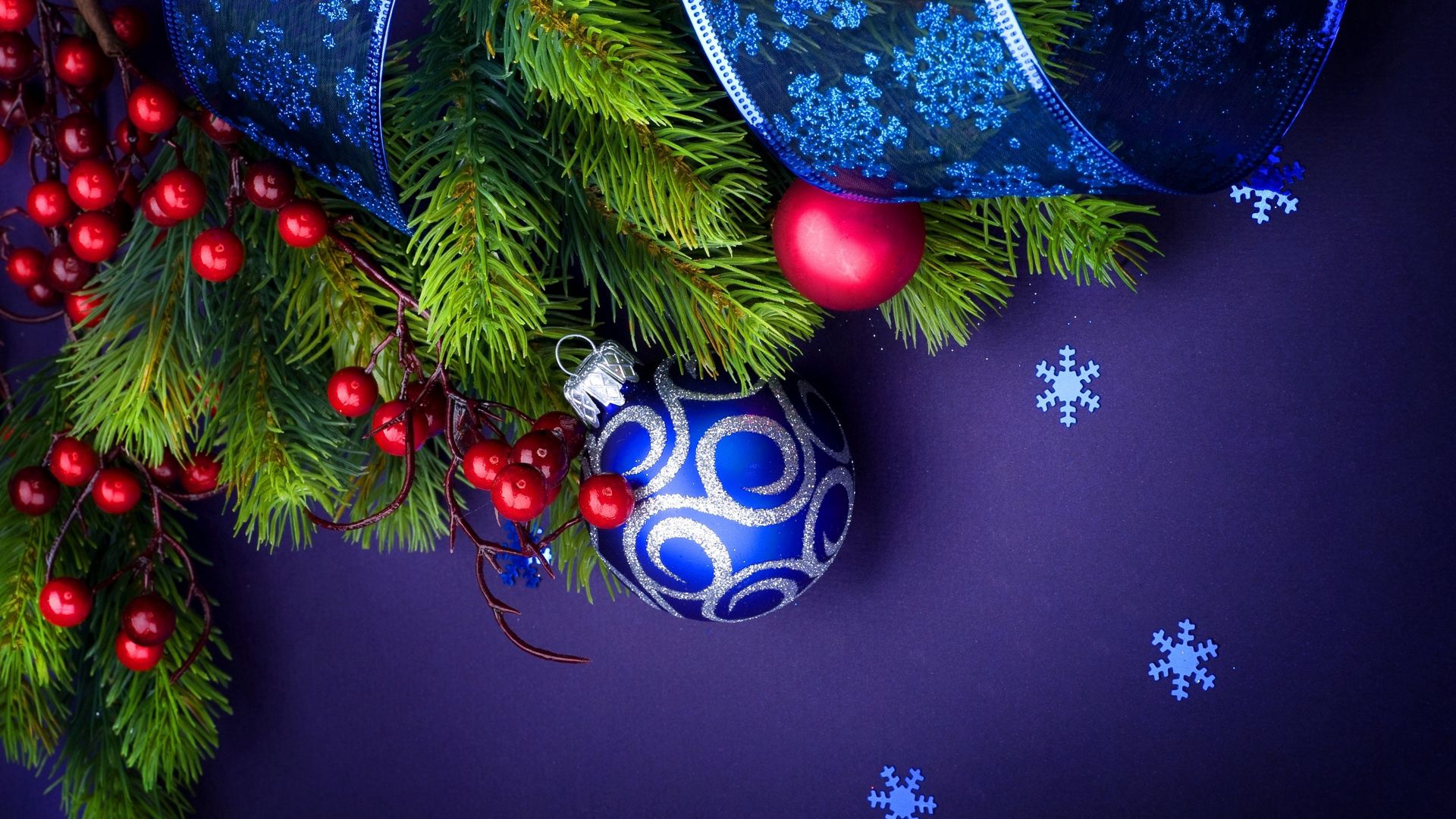 ball, holidays, new year, decorations, spruce, fir HD wallpaper