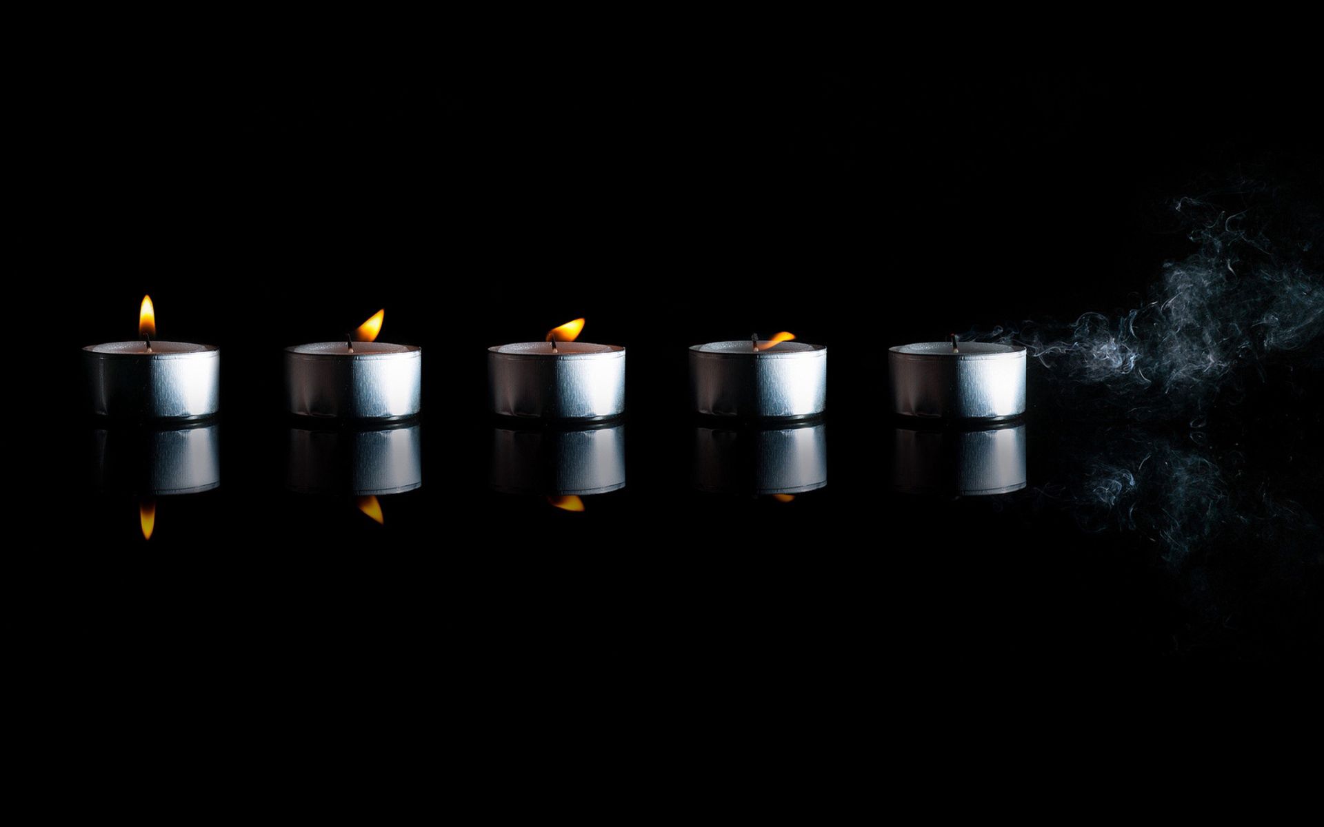 candles, smoke, fire, dark phone wallpaper
