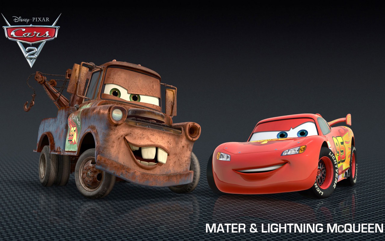lightning mcqueen, movie, cars 2, car, mater (cars)