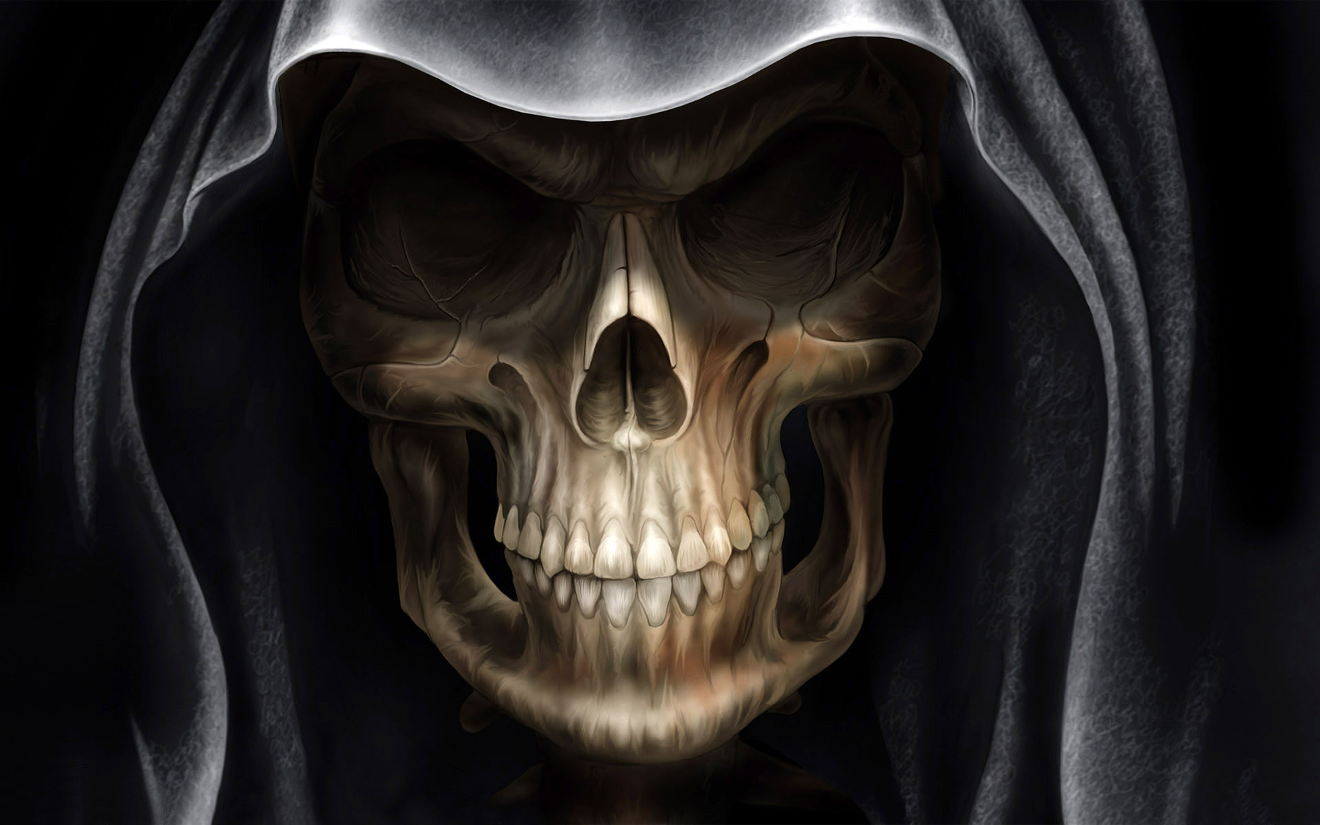 skull, dark, grim reaper, death High Definition image