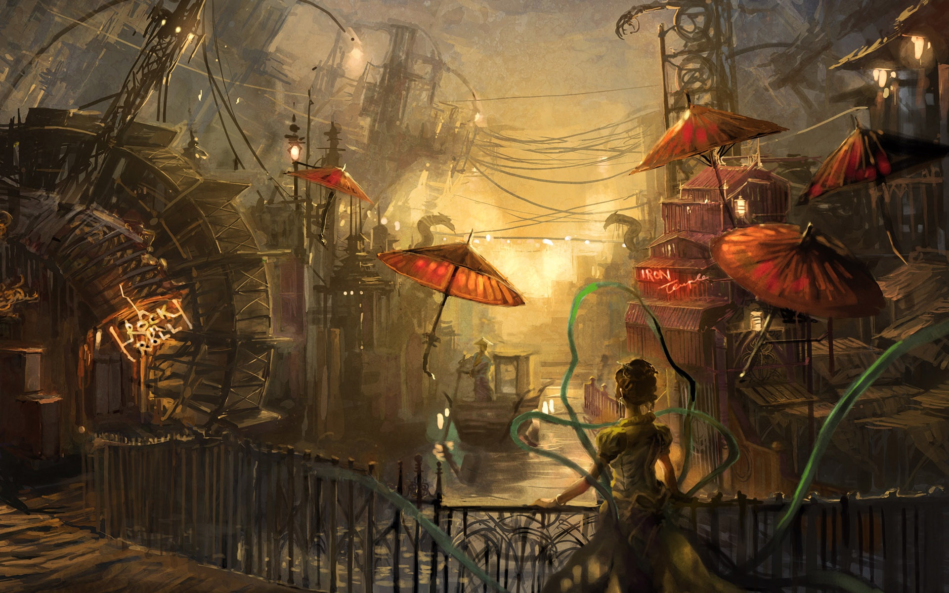 fantasy City Desktop Wallpaper