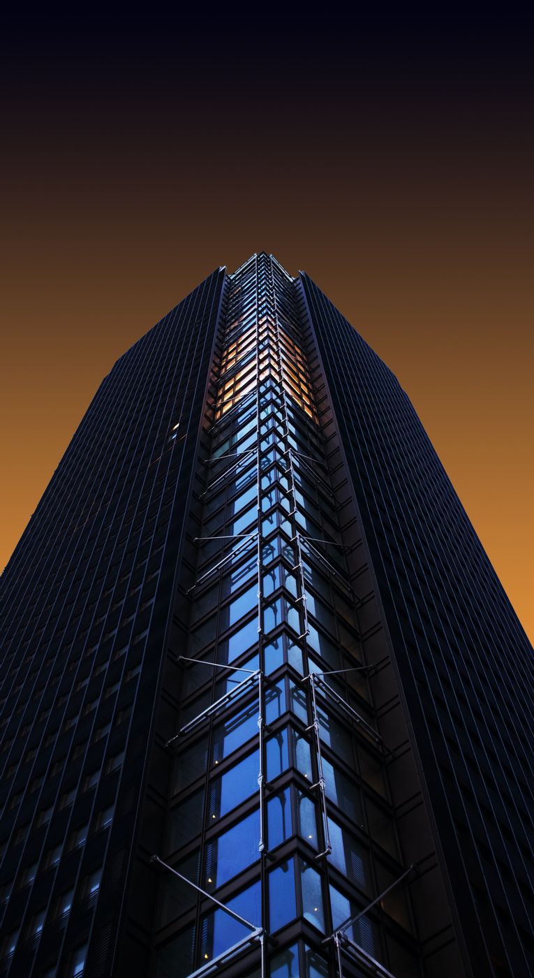 Download mobile wallpaper: Minimalism, Tower, Skyscraper, Building ...