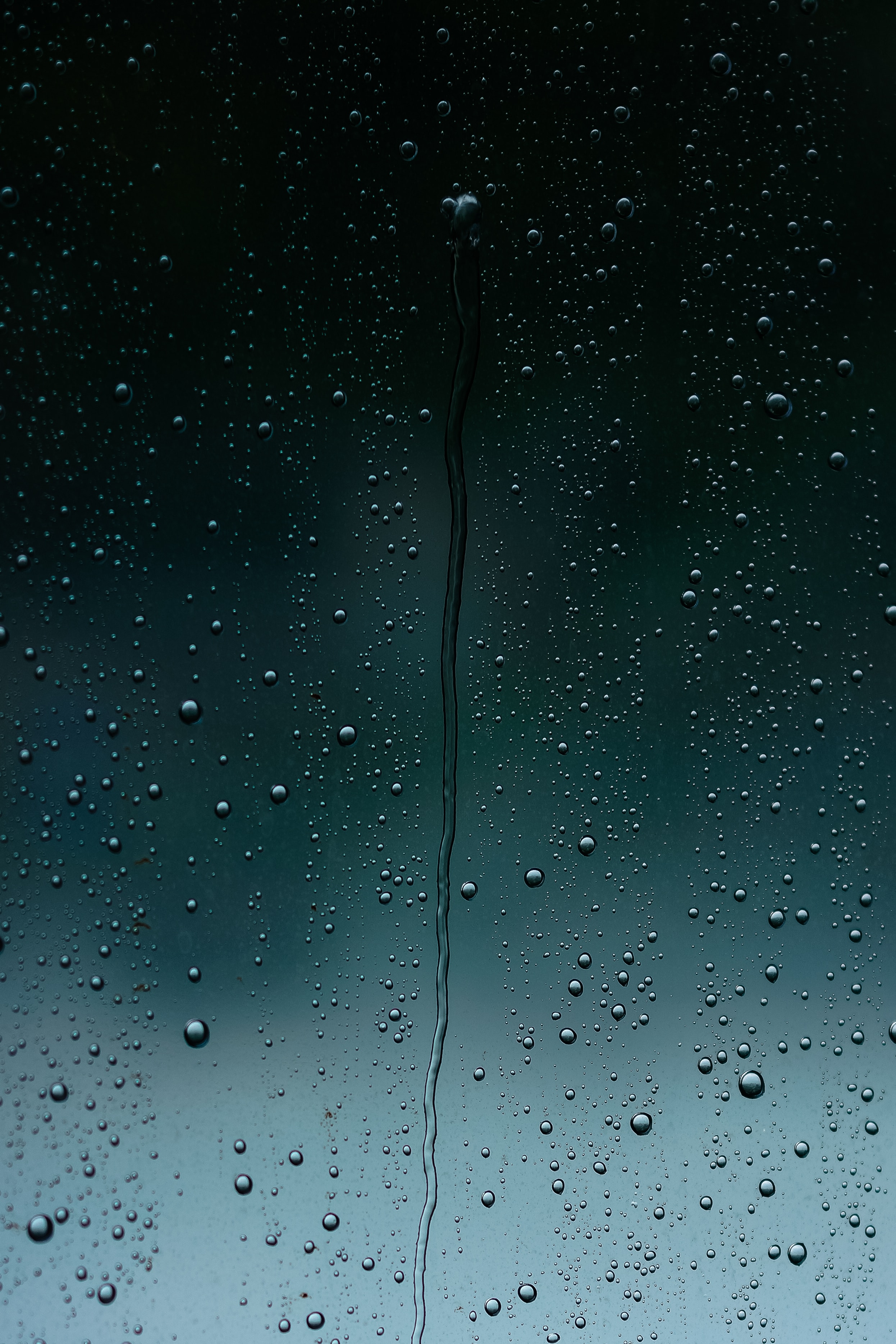 wet, glass, surface, macro, drops