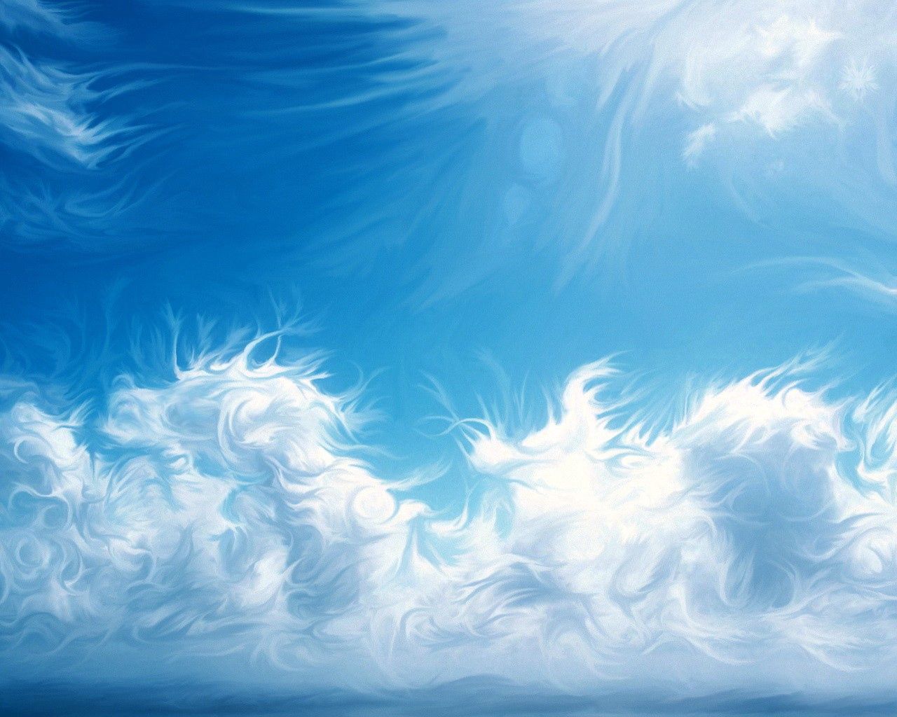 abstract, patterns, clouds, shine, light, lines HD wallpaper