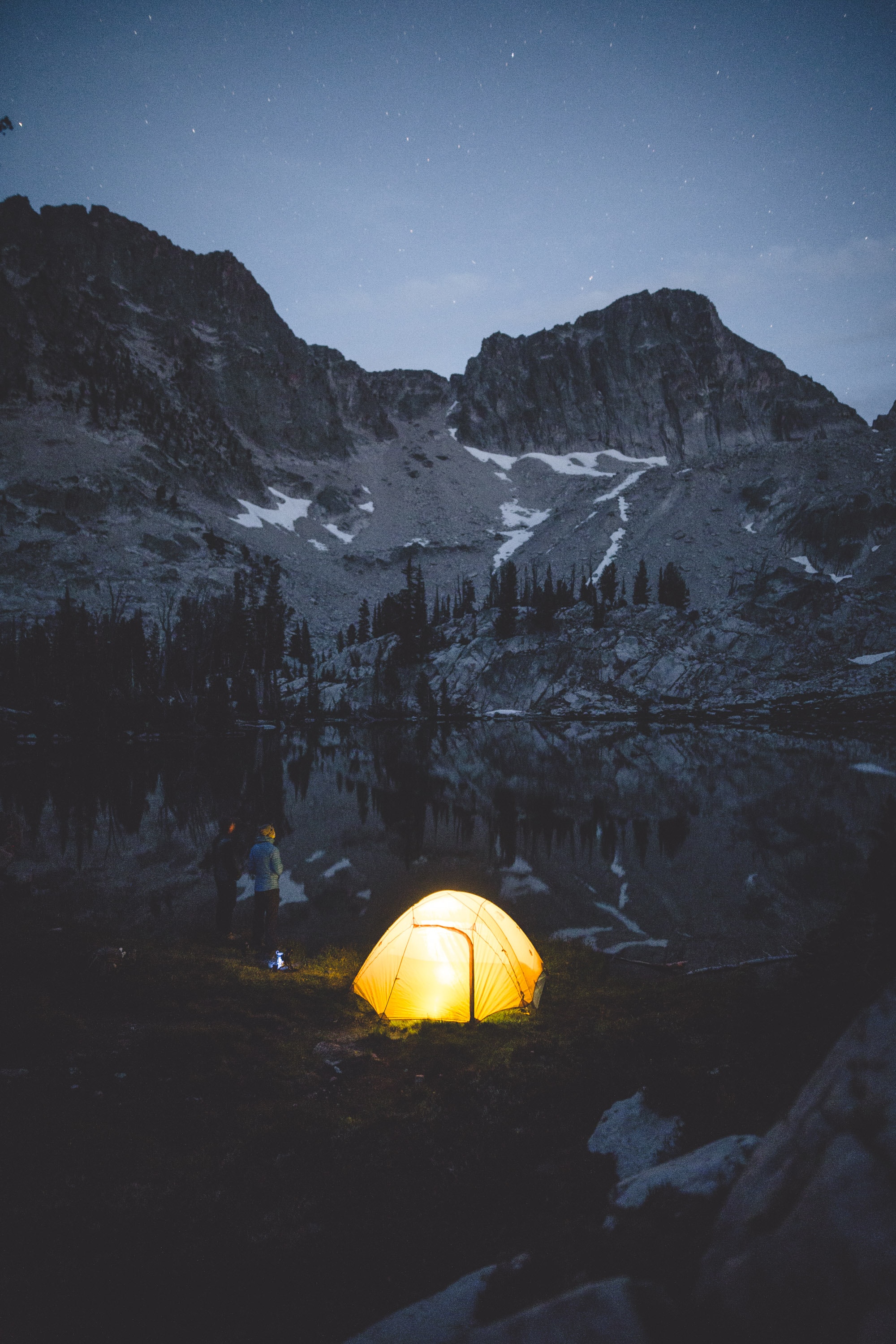 night, people, nature, mountains Camping Tablet Wallpapers
