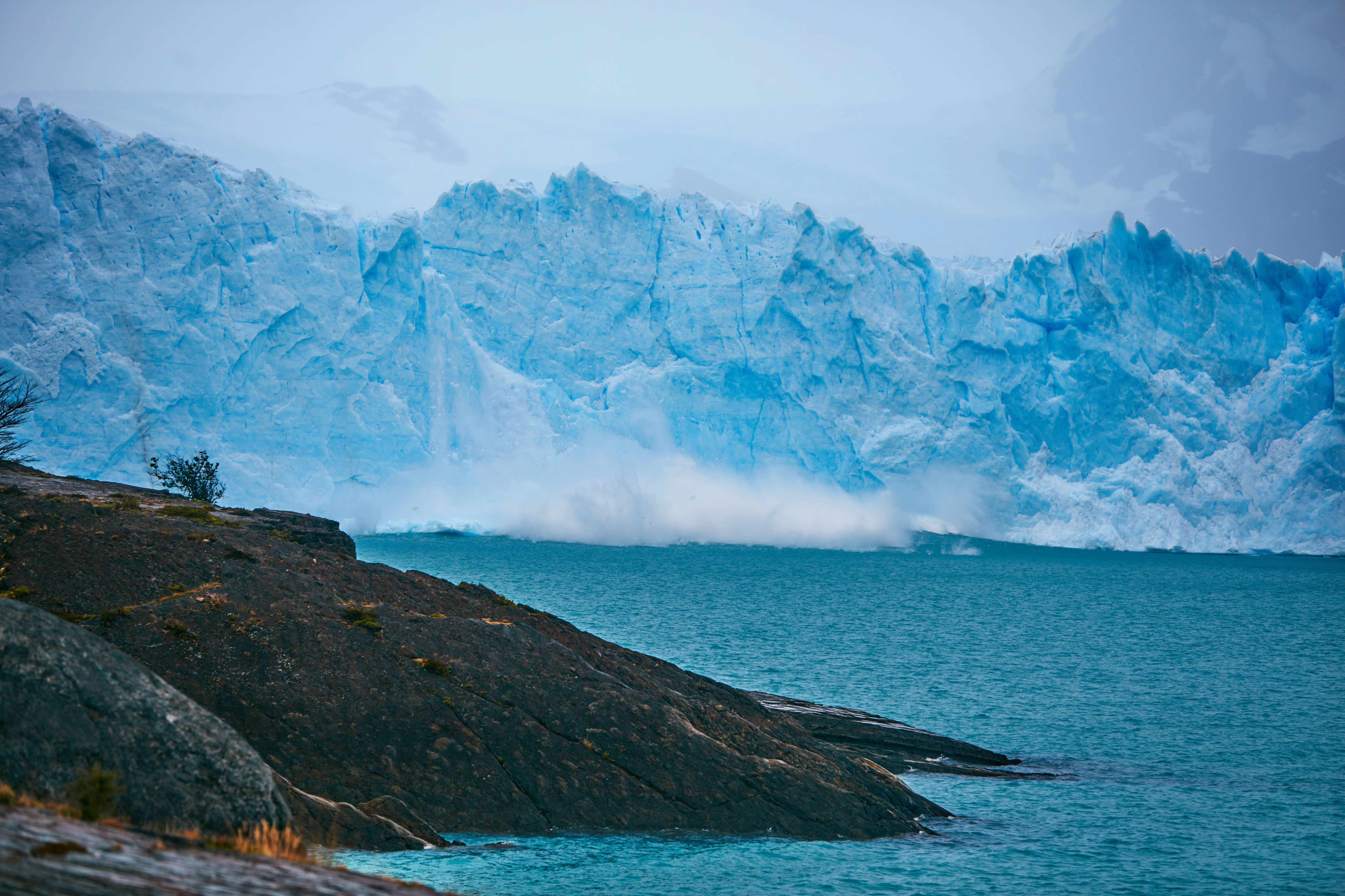 Iceberg nature, sea, shore, bank 8k Backgrounds