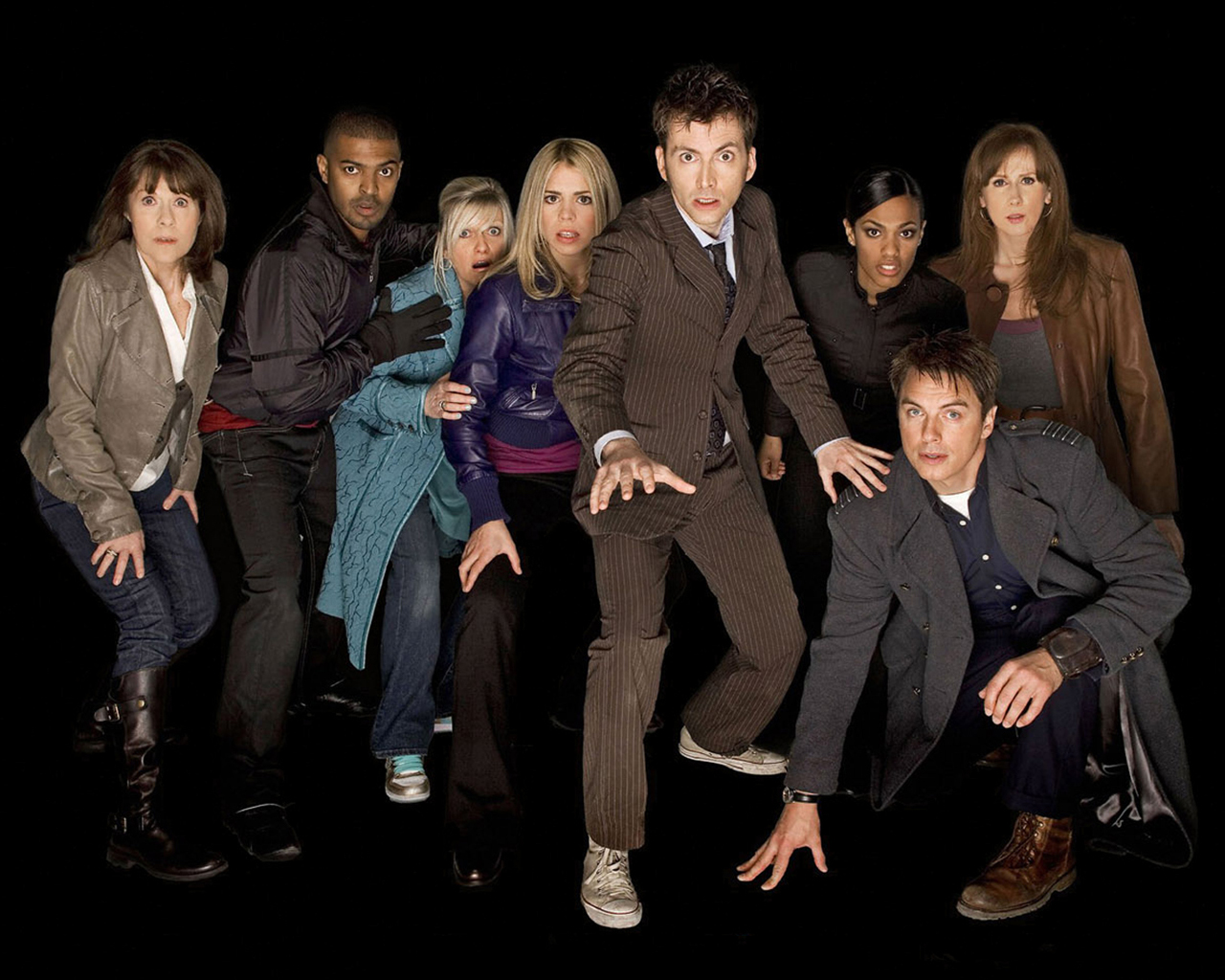doctor who, tv show, captian jack harkness, sarah jane smith, the doctor