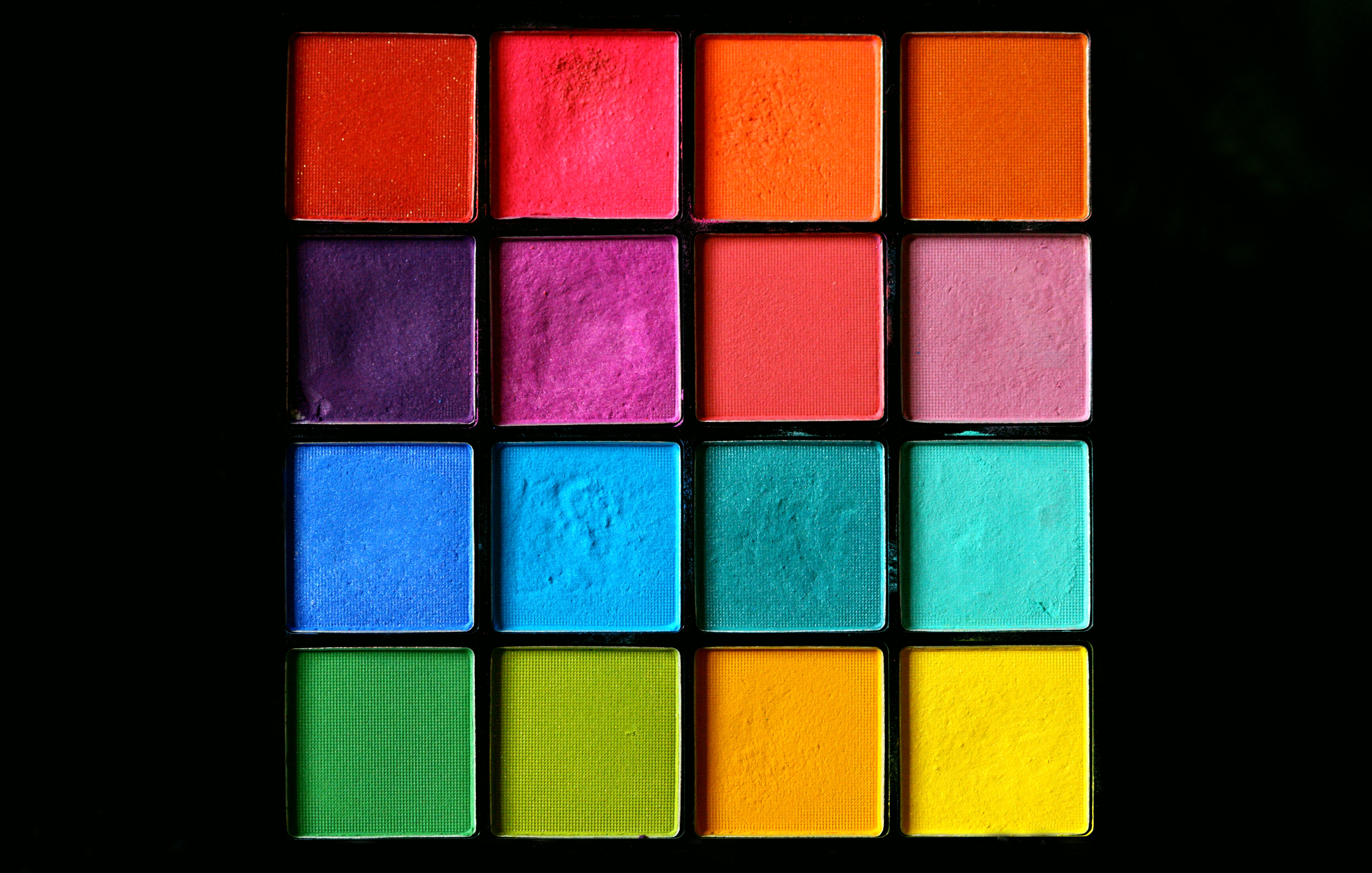 color, miscellanea, miscellaneous, multicolored, motley, paint, shades, palette, cosmetics