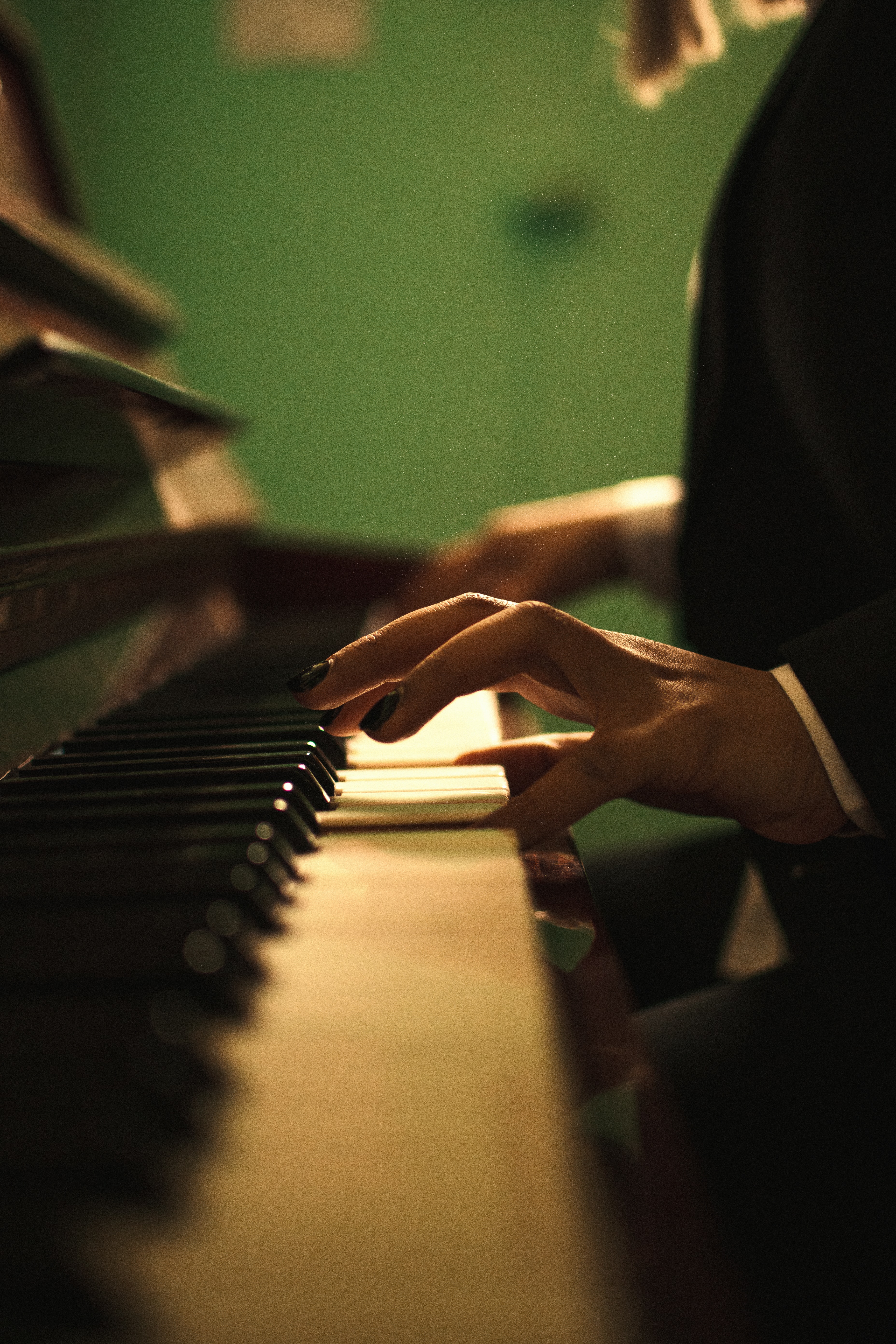 hands, music, musical instrument, piano Full HD