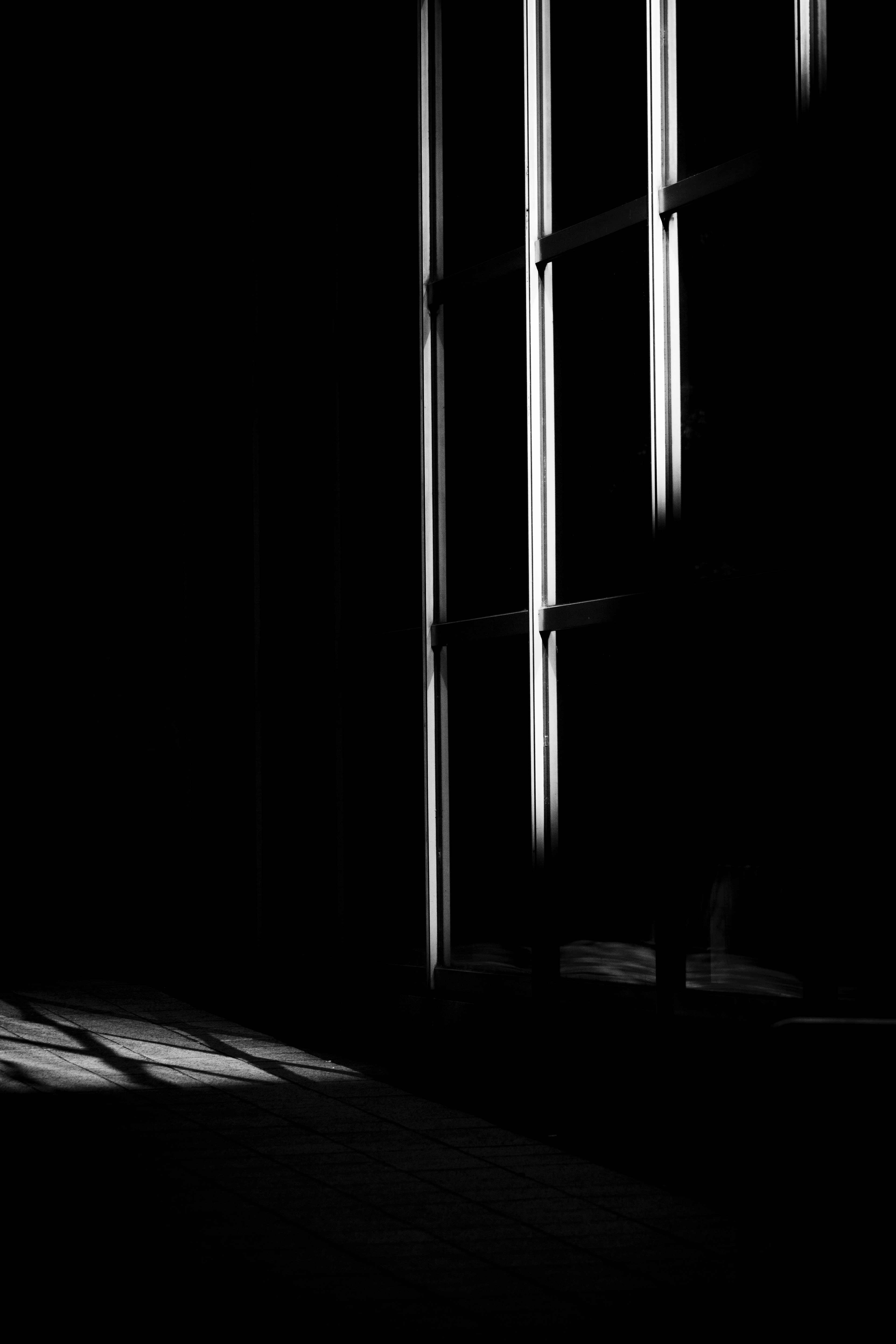 darkness, black, dark, window, room