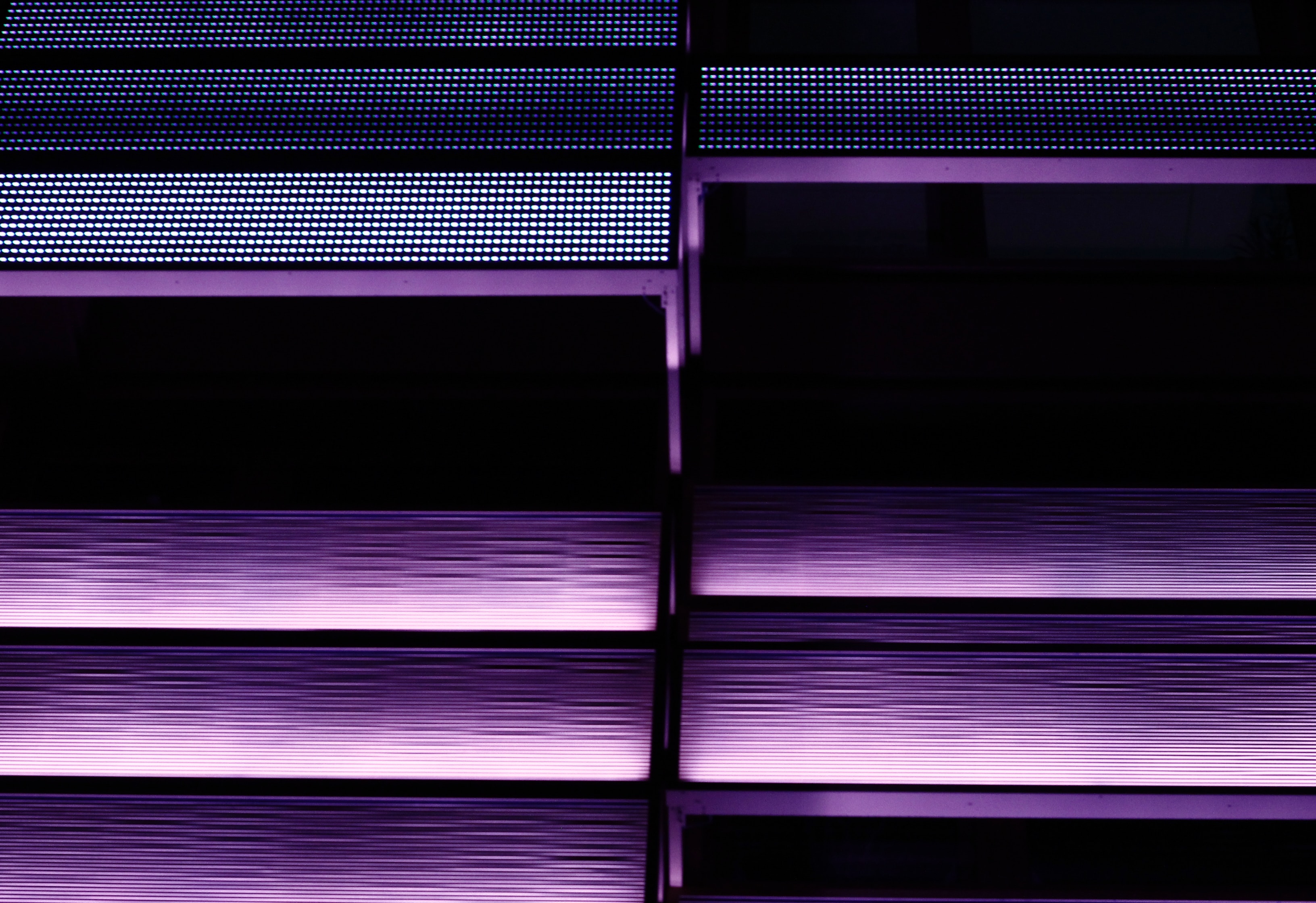 neon, violet, purple, steps Backlight HD Android Wallpapers