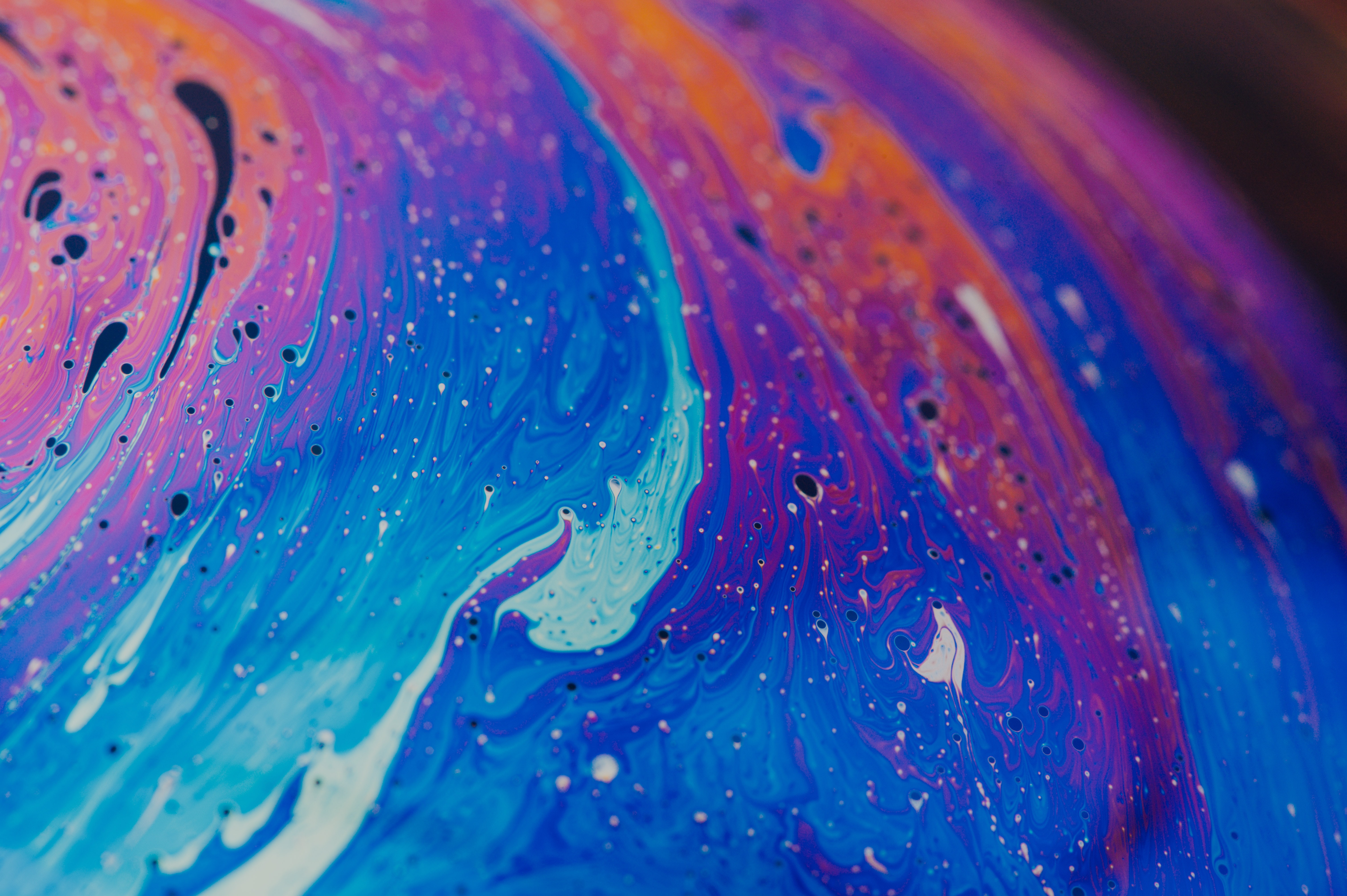 iPhone background motley, multicolored, paint, fluid art