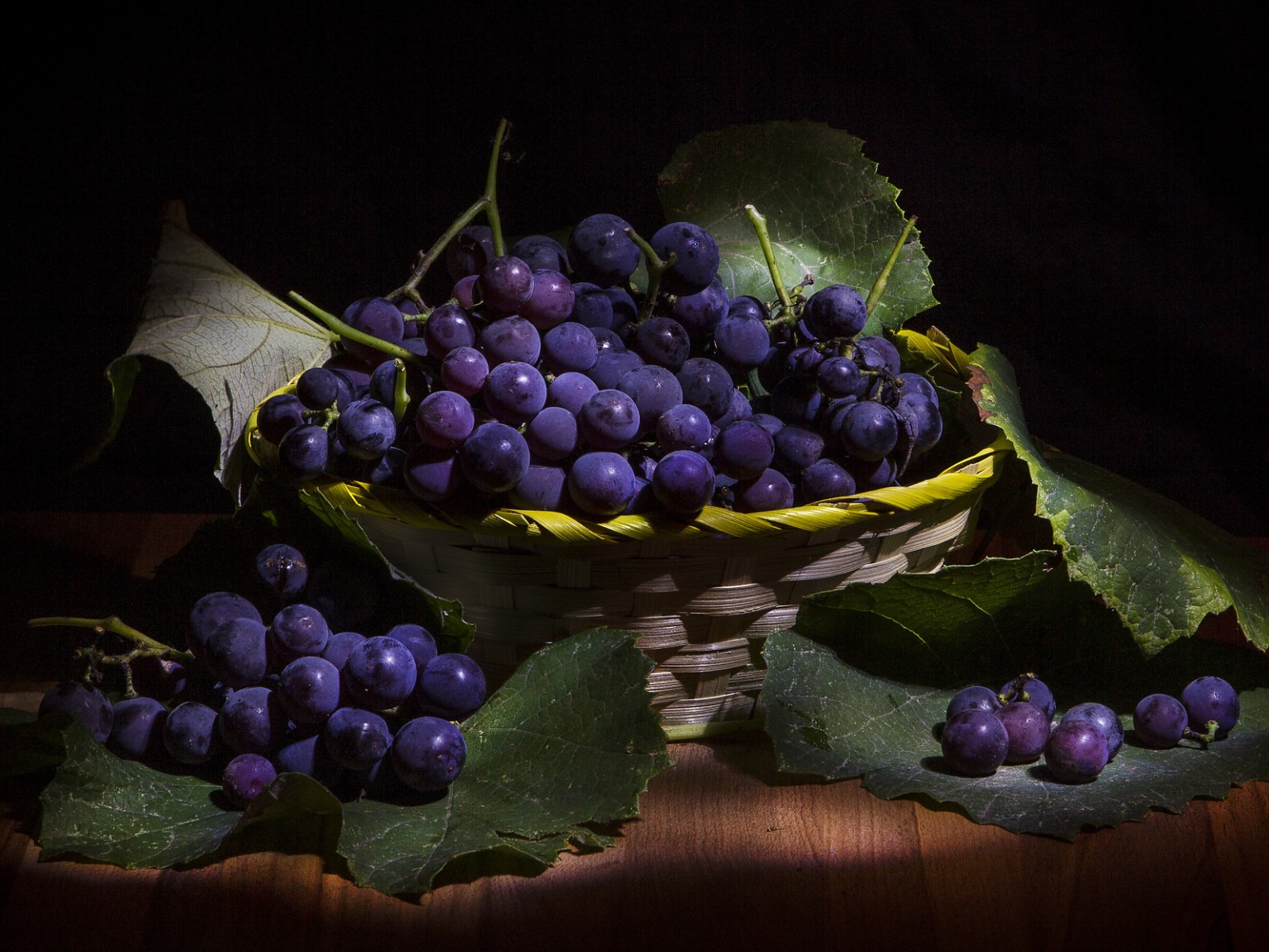 photography, still life, leaf, grapes Free Pure 4K Ultra