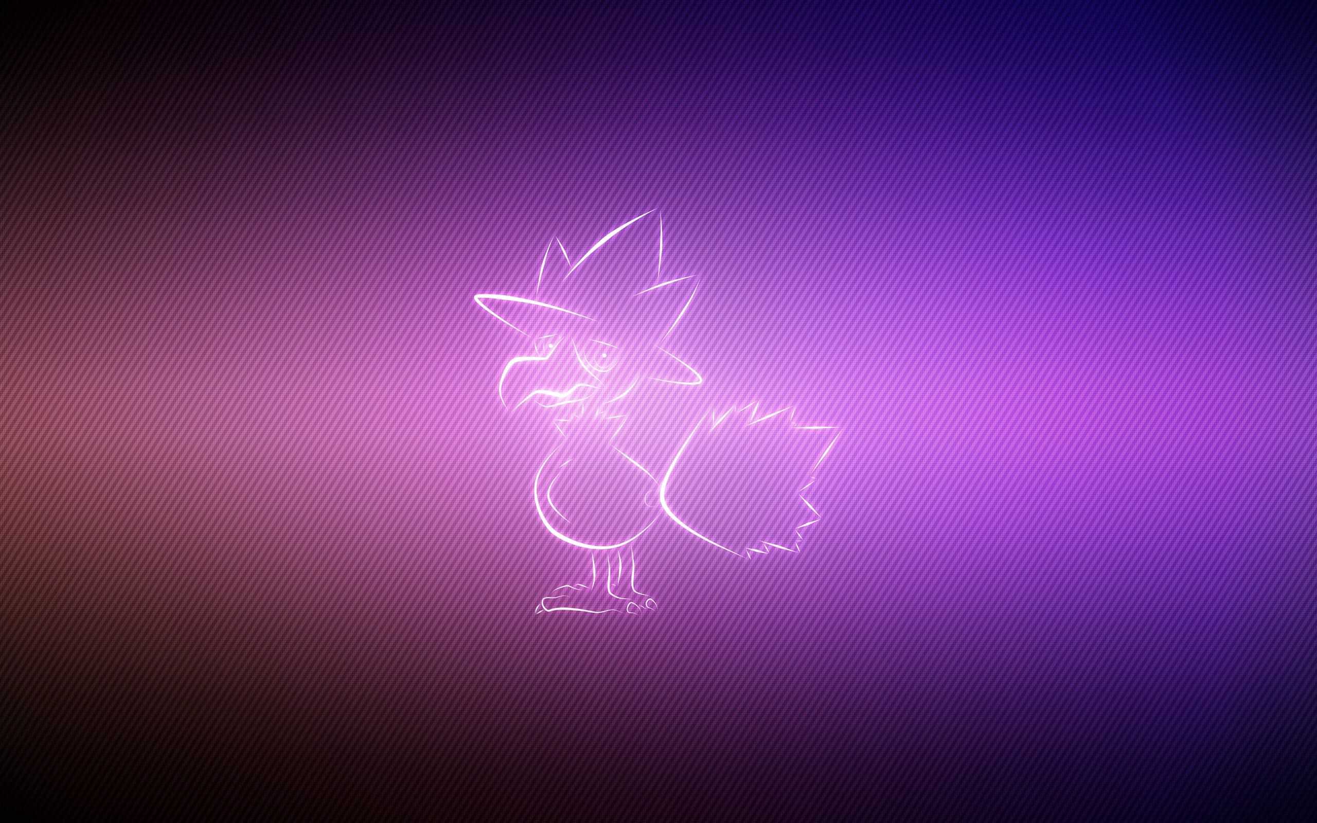 lilac, background, vector, pokemon, pokémon, murkrow lock screen backgrounds