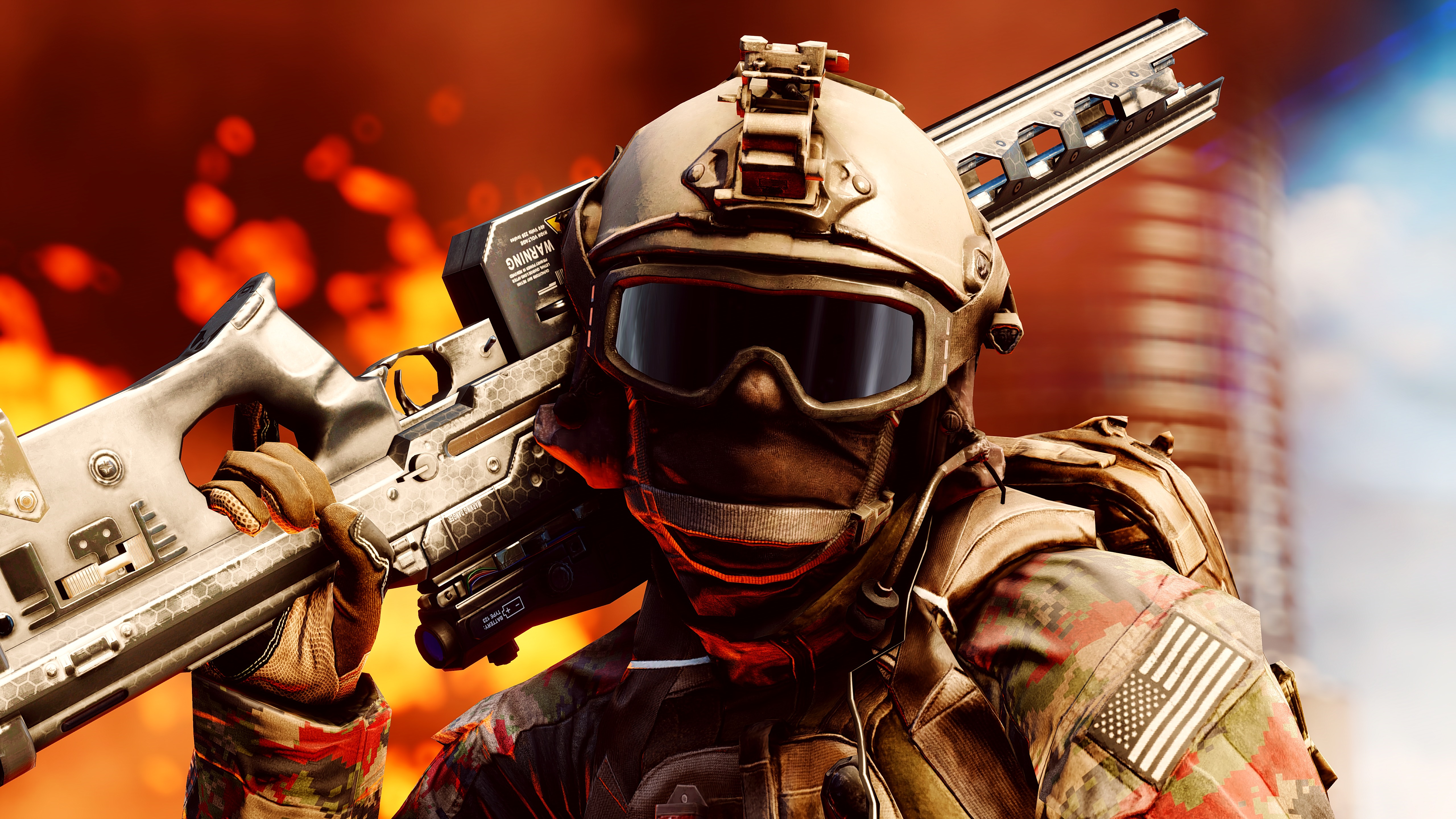 HD desktop wallpaper: Weapon, Battlefield, Soldier, Video Game, Battlefield  4 download free picture #385768