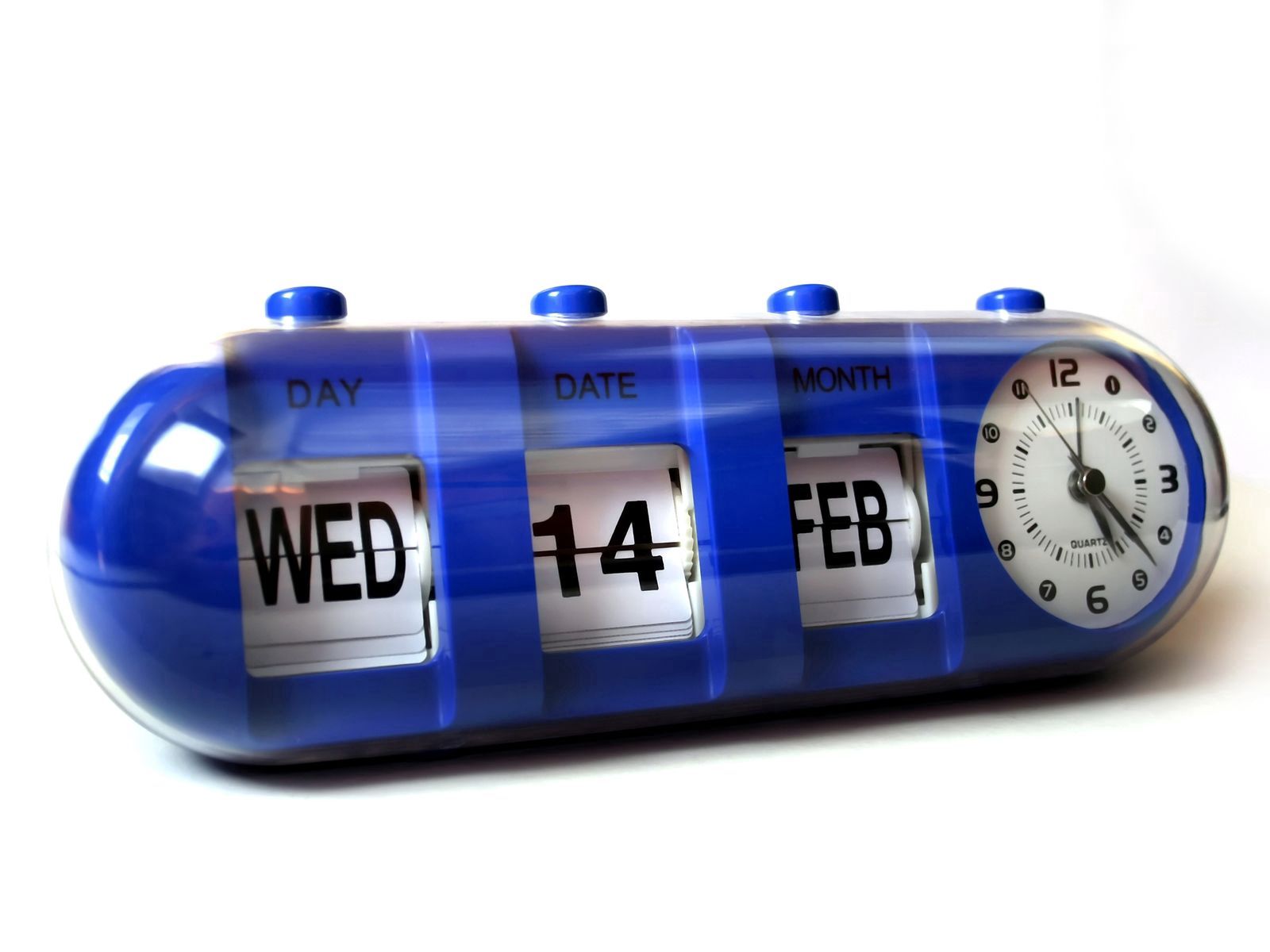 blue, miscellanea, miscellaneous, alarm clock, time, it's time, calendar 4K Ultra