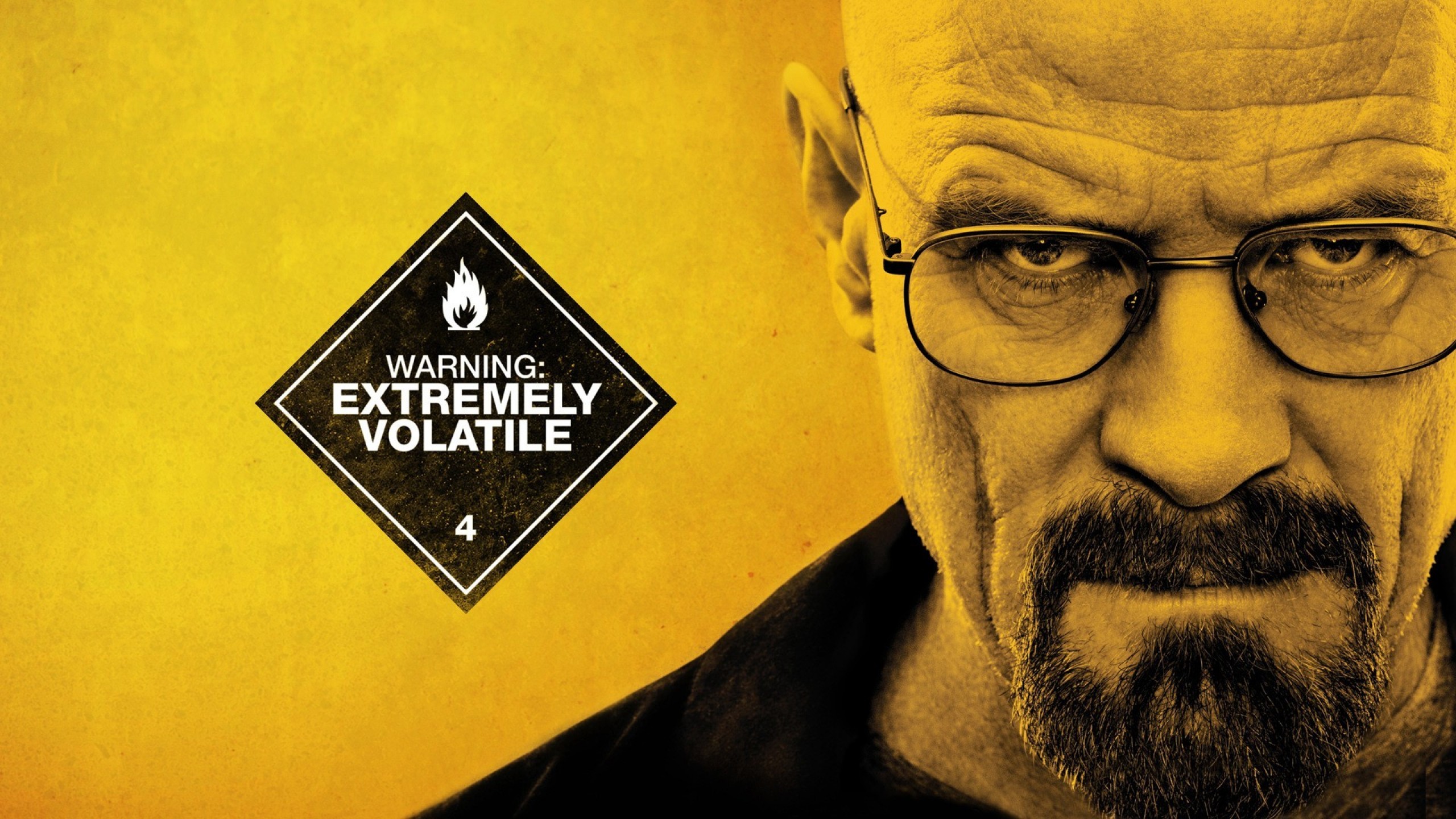 657507 download free Yellow wallpapers for computer, warning, walter white, tv show, breaking bad Yellow pictures and backgrounds for desktop